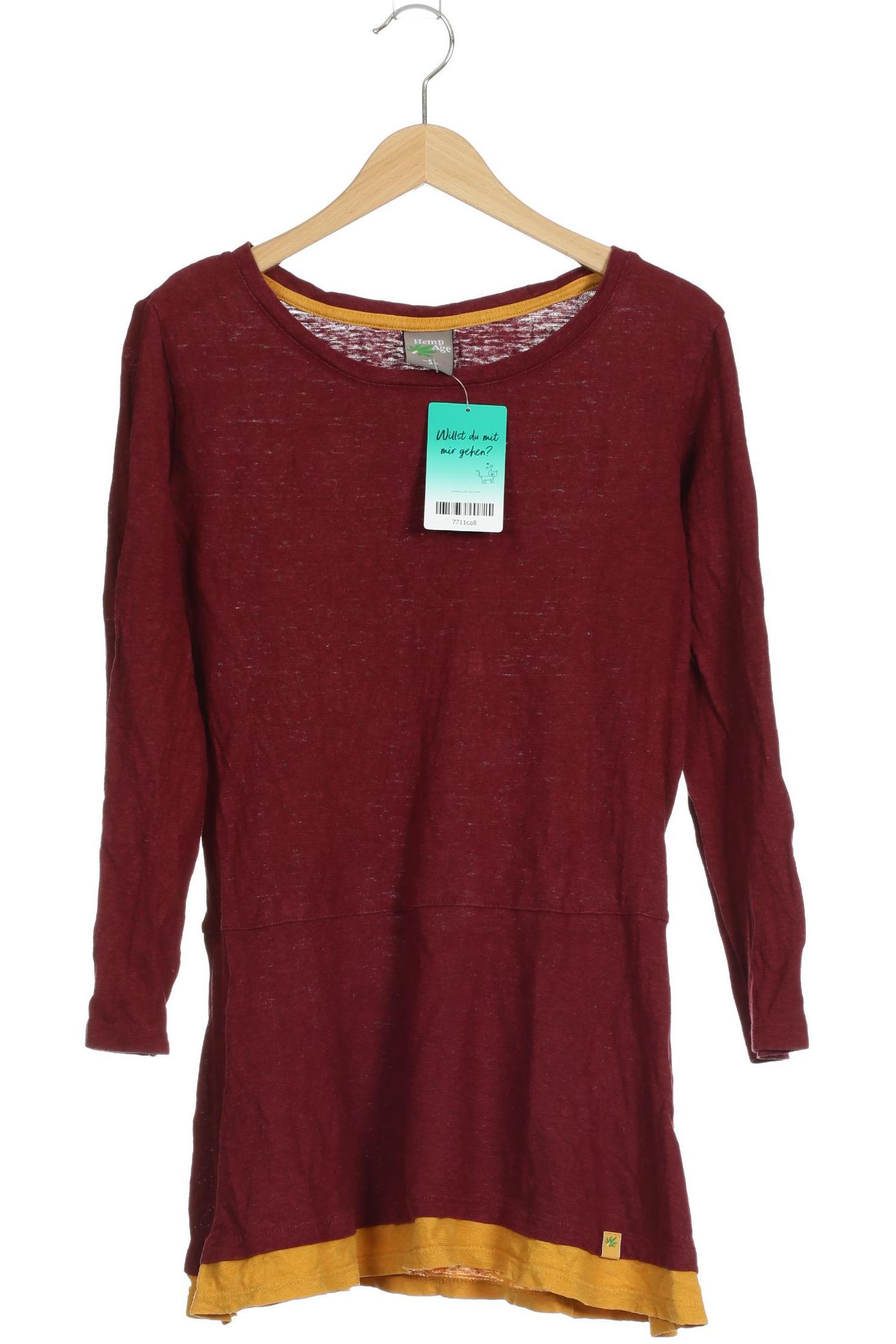 

HempAge Damen Langarmshirt, braun, Gr.