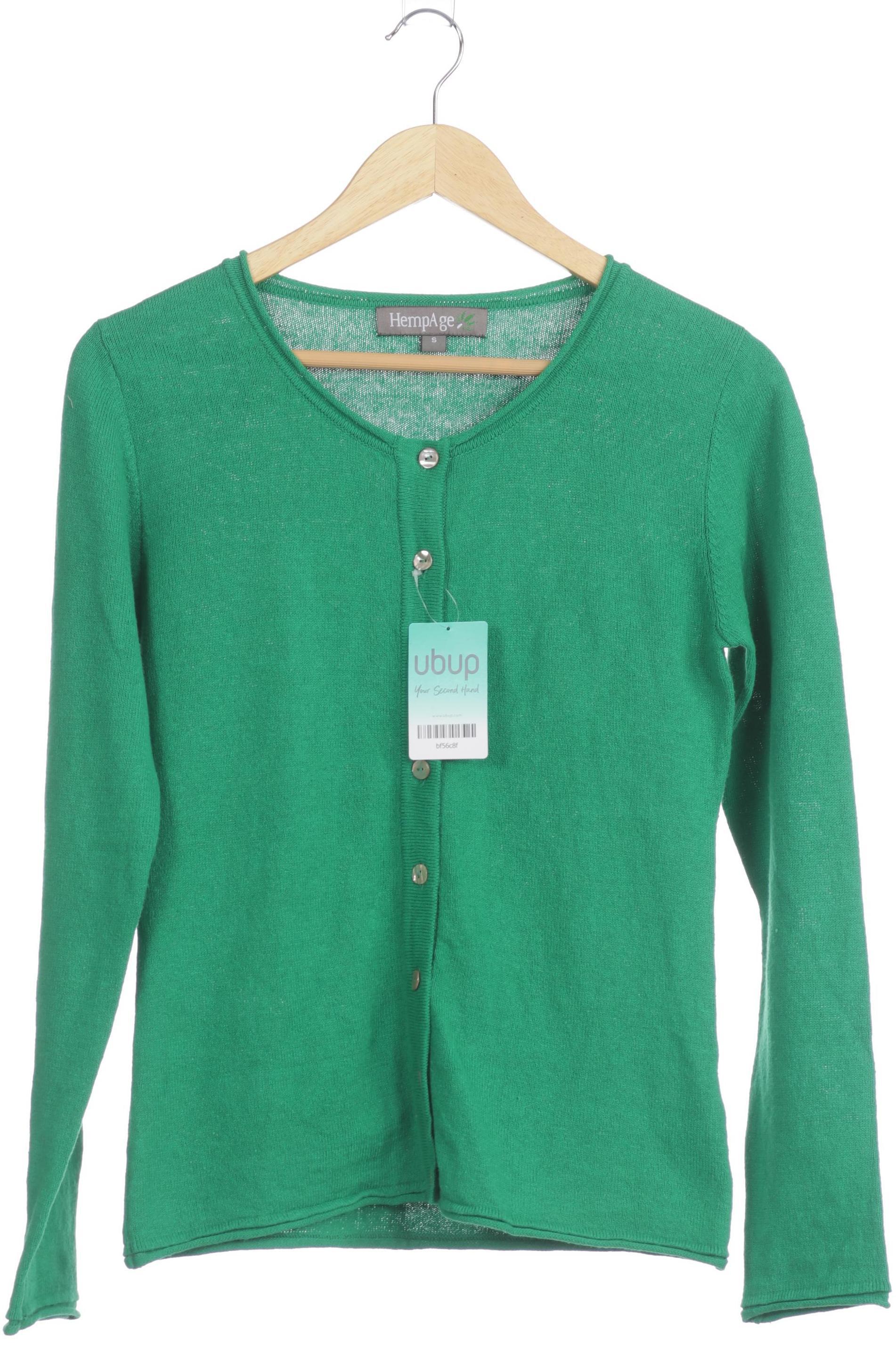 

HempAge Damen Strickjacke, grün, Gr.
