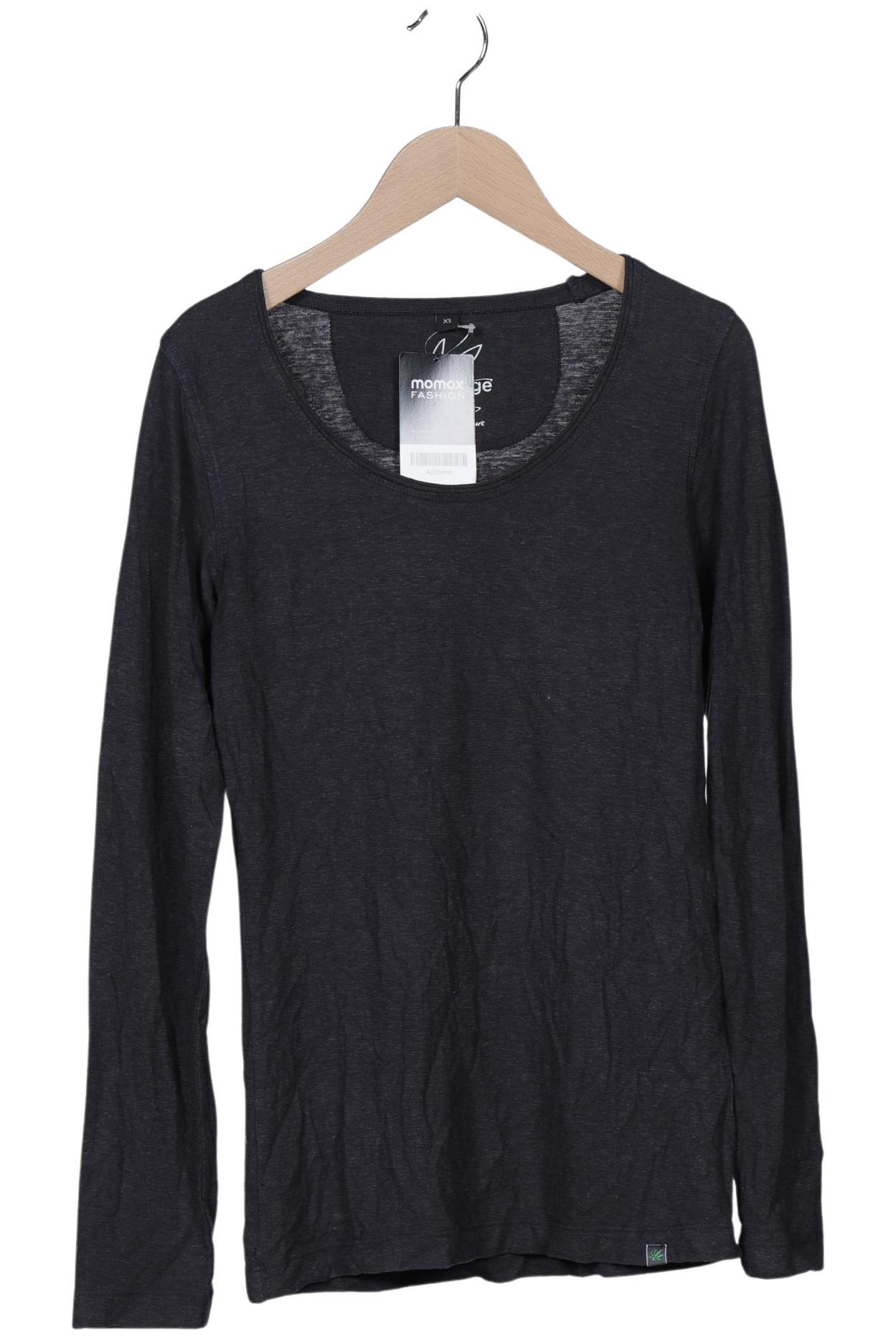 

HempAge Damen Langarmshirt, grau, Gr. 34