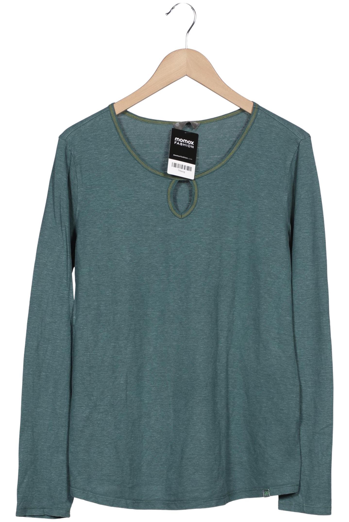 

HempAge Damen Langarmshirt, türkis, Gr. 42