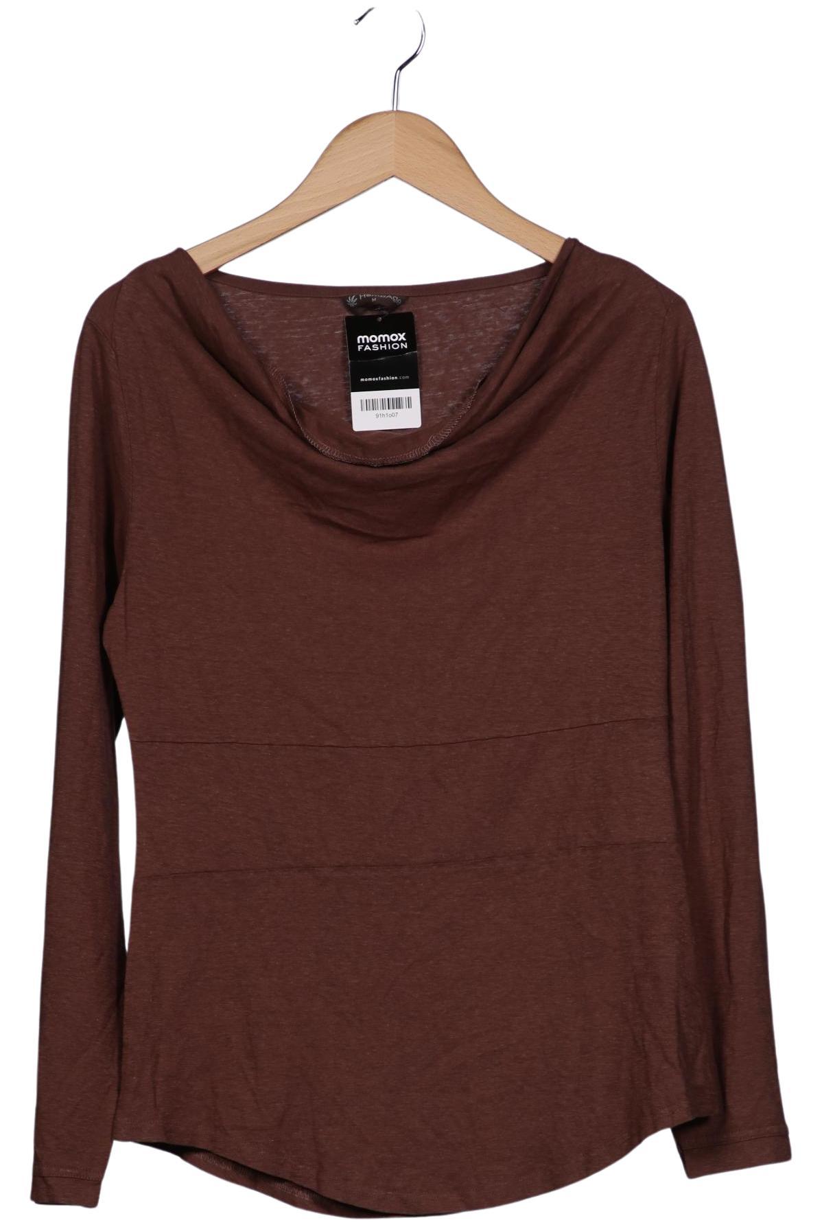 

HempAge Damen Langarmshirt, braun, Gr. 38