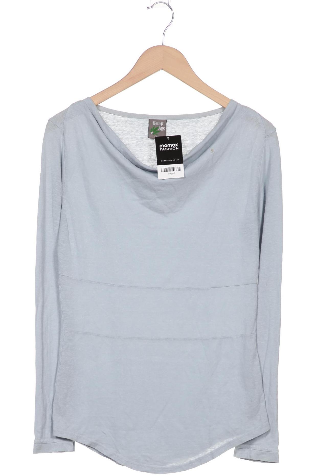 

HempAge Damen Langarmshirt, hellblau, Gr. 34