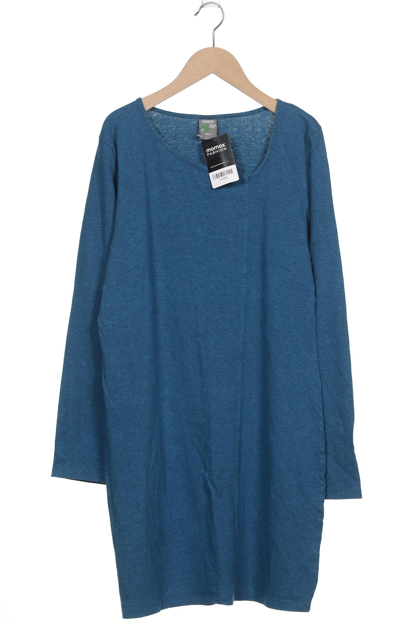 

HempAge Damen Langarmshirt, marineblau, Gr. 44