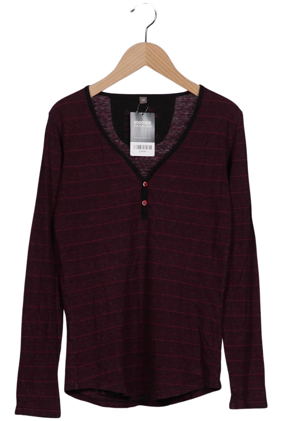 

HempAge Damen Langarmshirt, bordeaux, Gr. 34