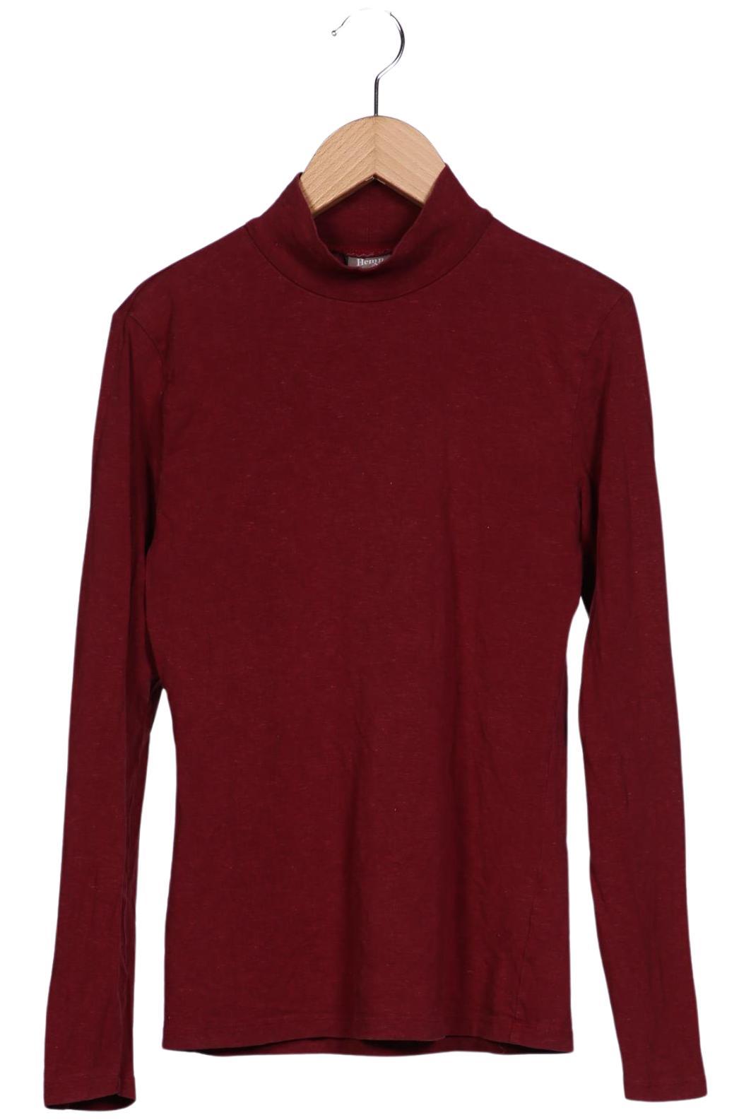 

HempAge Damen Langarmshirt, bordeaux, Gr. 36