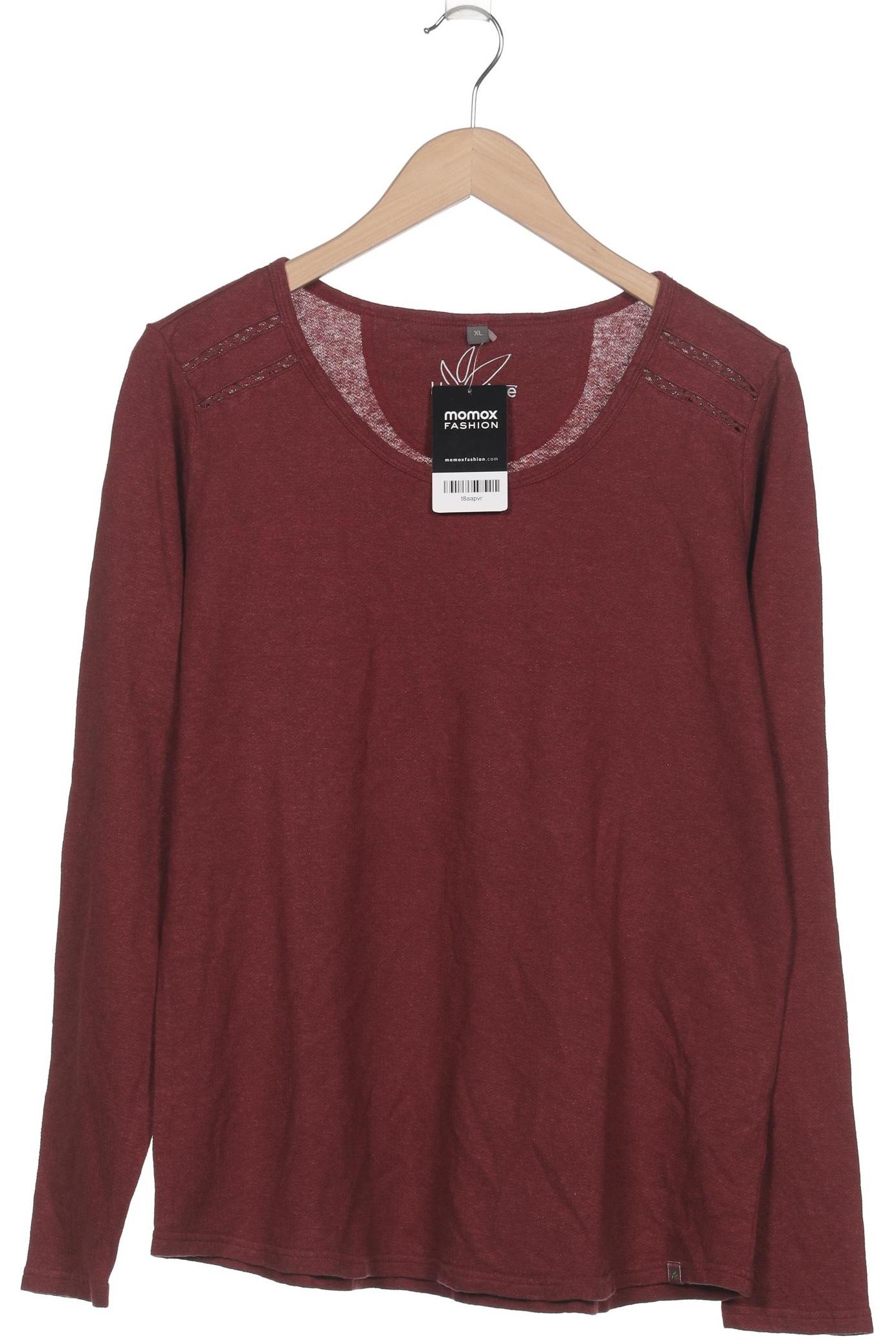 

HempAge Damen Langarmshirt, bordeaux, Gr. 44