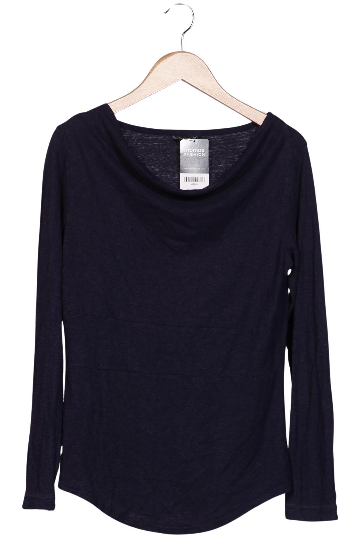 

HempAge Damen Langarmshirt, marineblau, Gr. 36