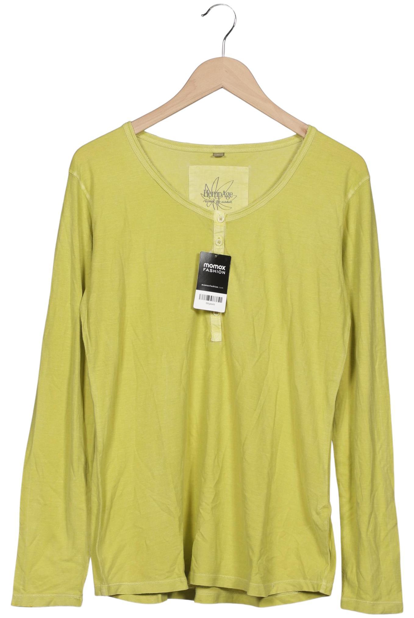 

HempAge Damen Langarmshirt, hellgrün, Gr. 44