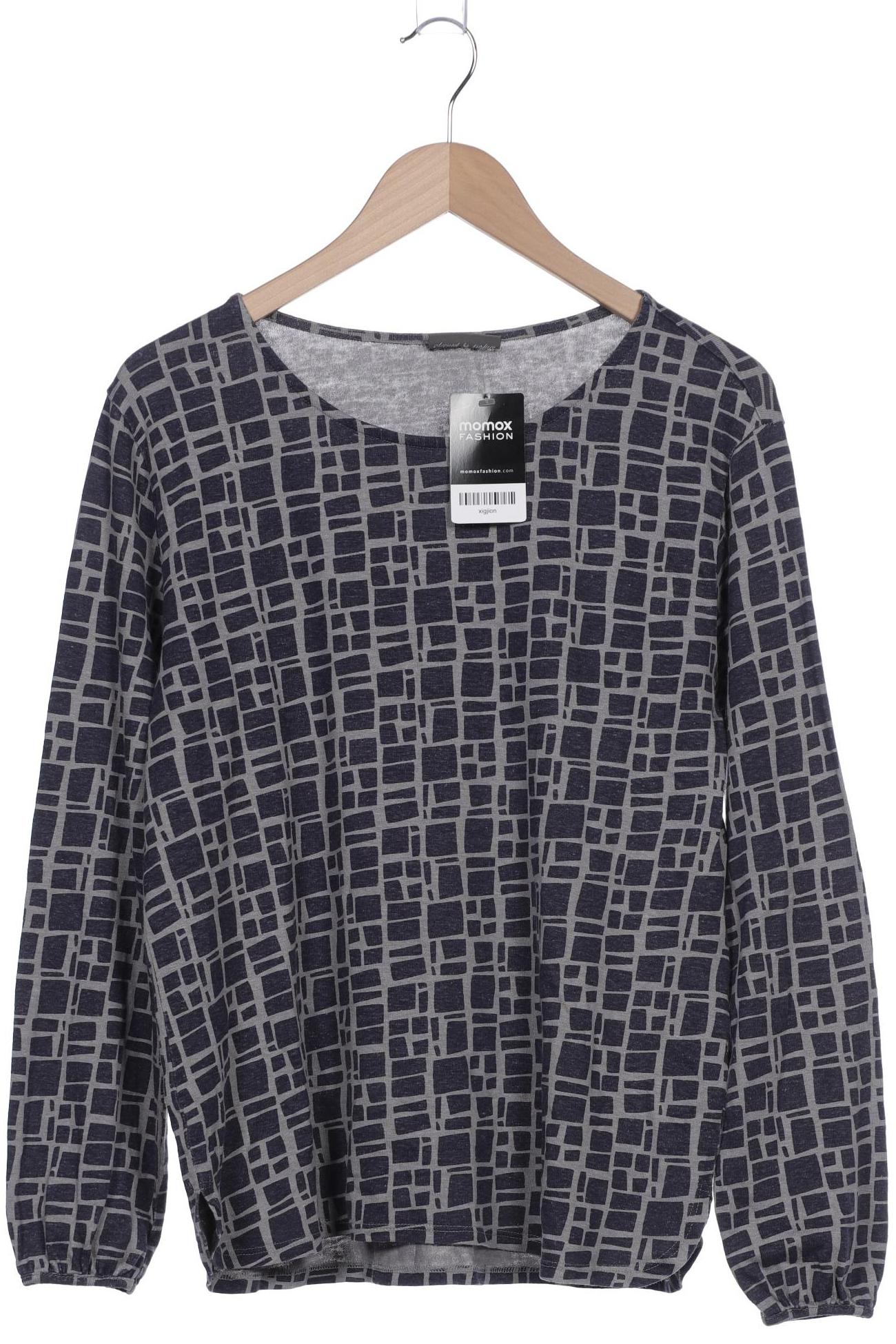 

HempAge Damen Langarmshirt, marineblau, Gr. 42