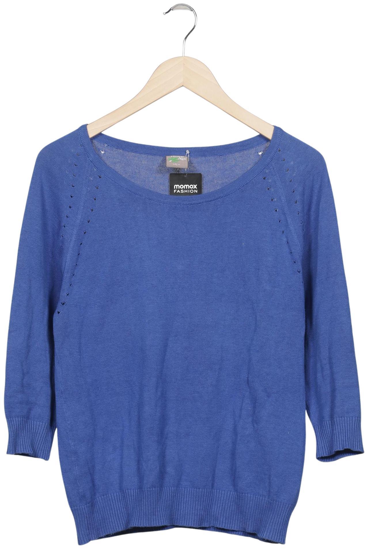 

HempAge Damen Pullover, blau, Gr. 42