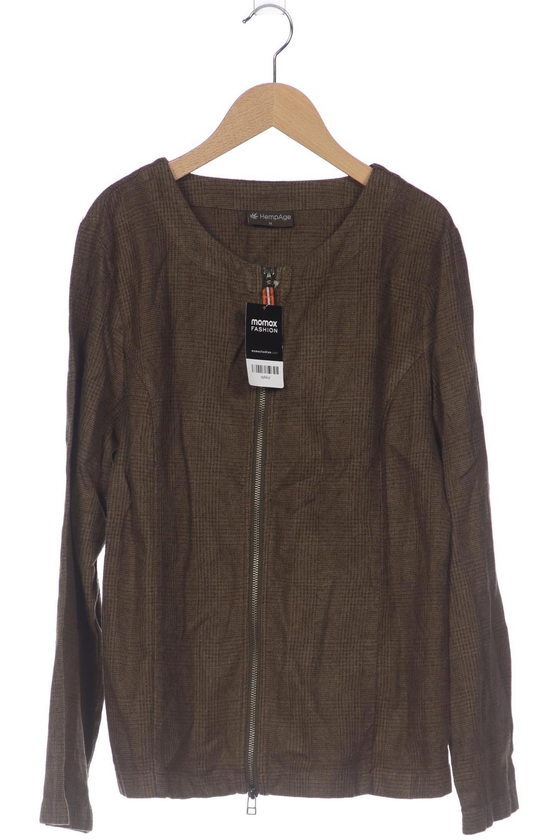 

HempAge Damen Strickjacke, grün, Gr. 38
