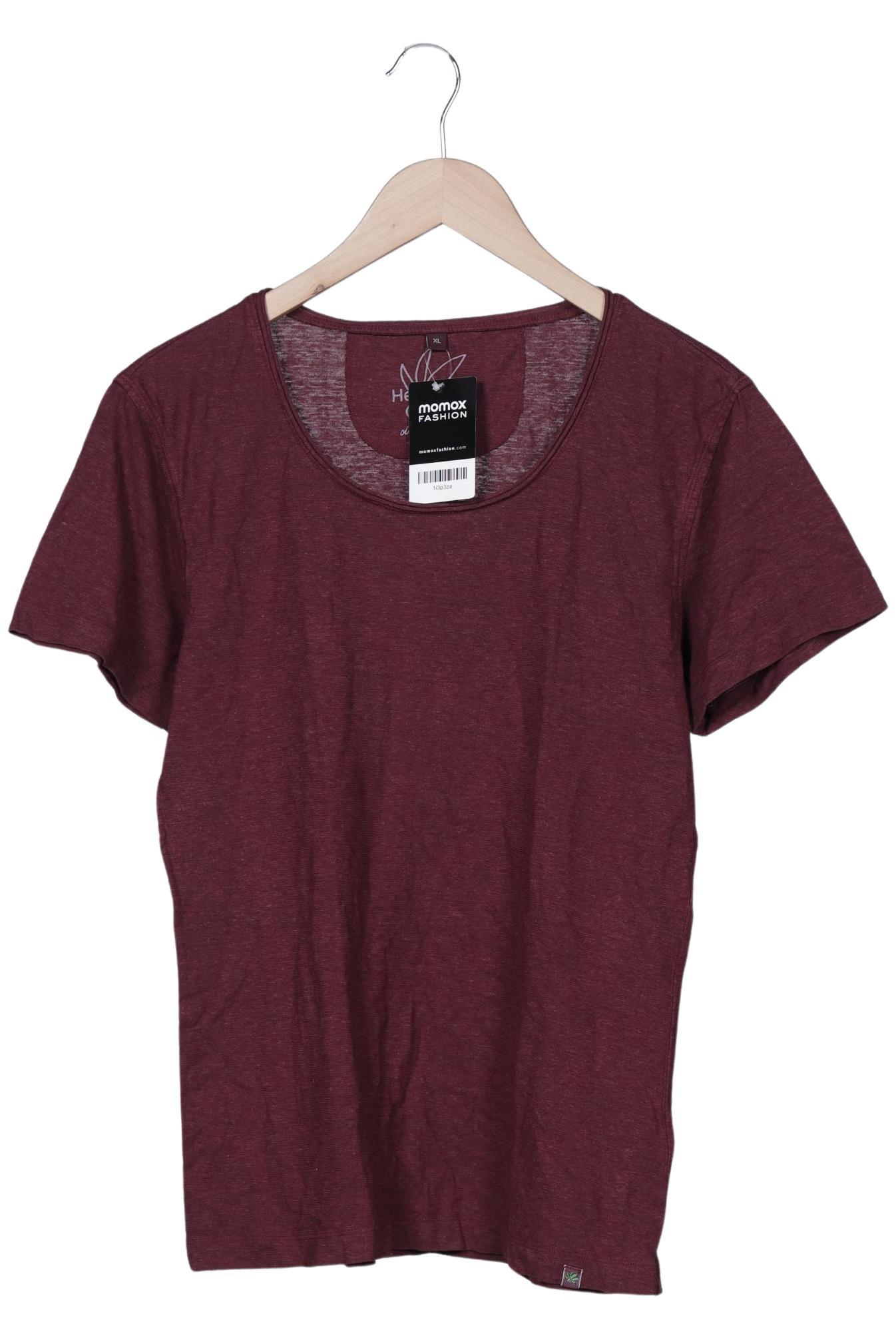 

HempAge Damen T-Shirt, bordeaux, Gr. 44