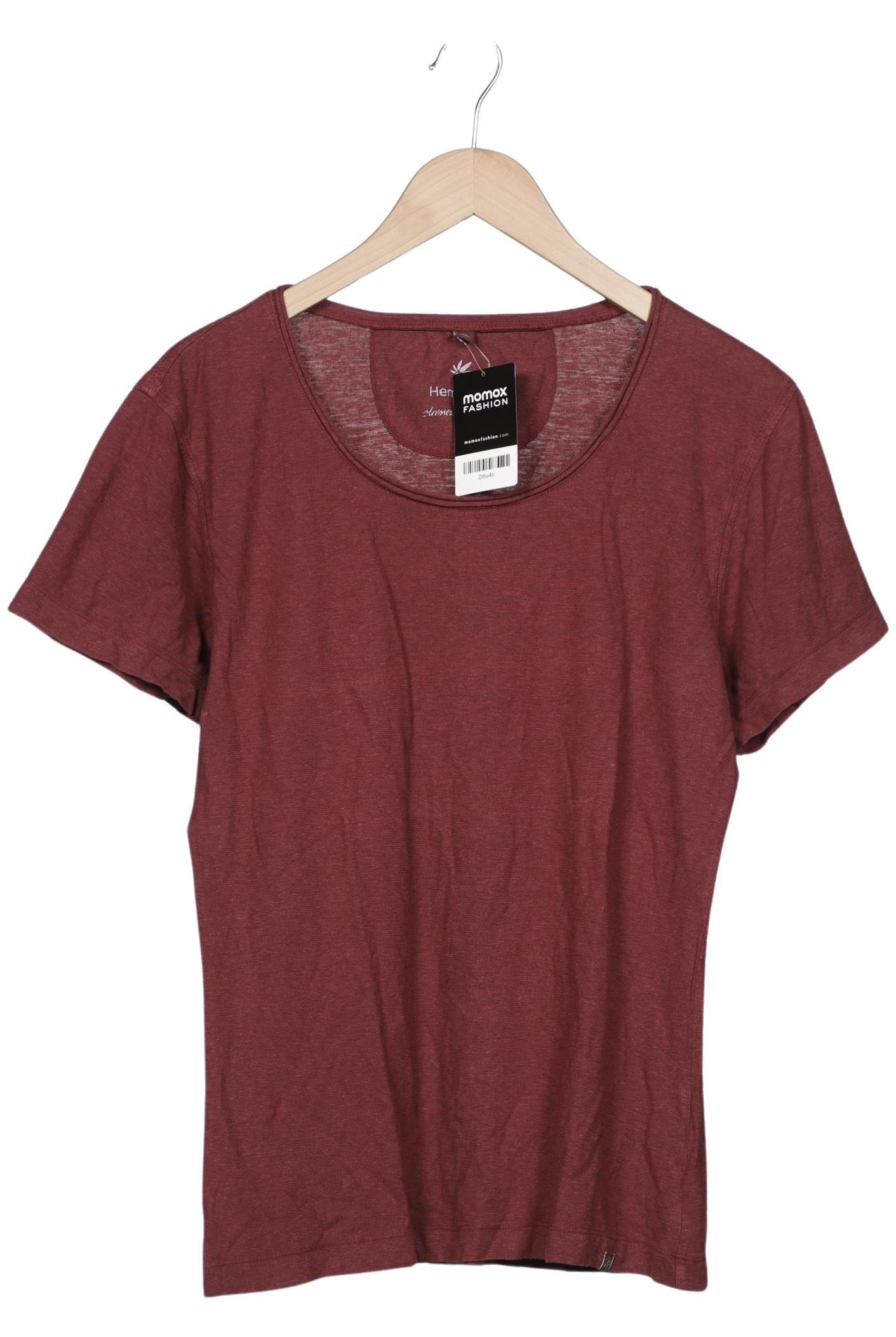 

HempAge Damen T-Shirt, bordeaux, Gr. 44