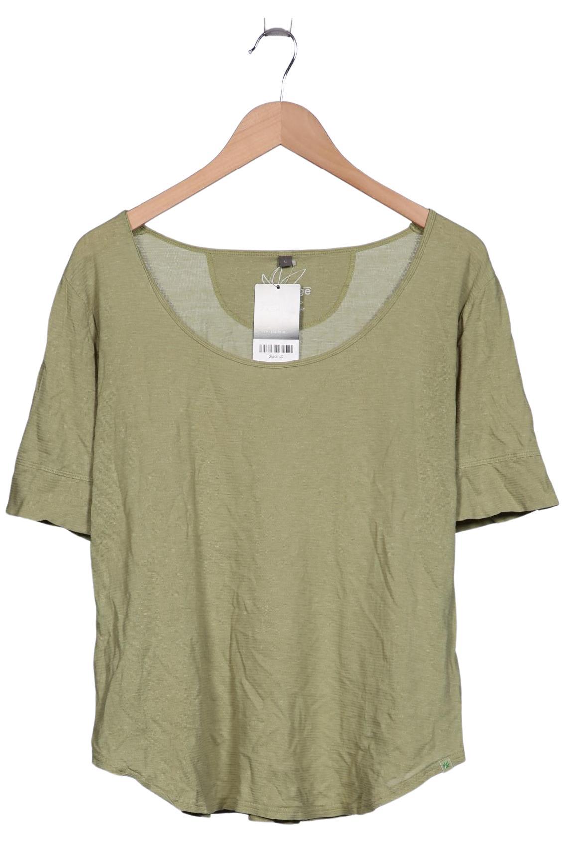 

HempAge Damen T-Shirt, grün, Gr. 42