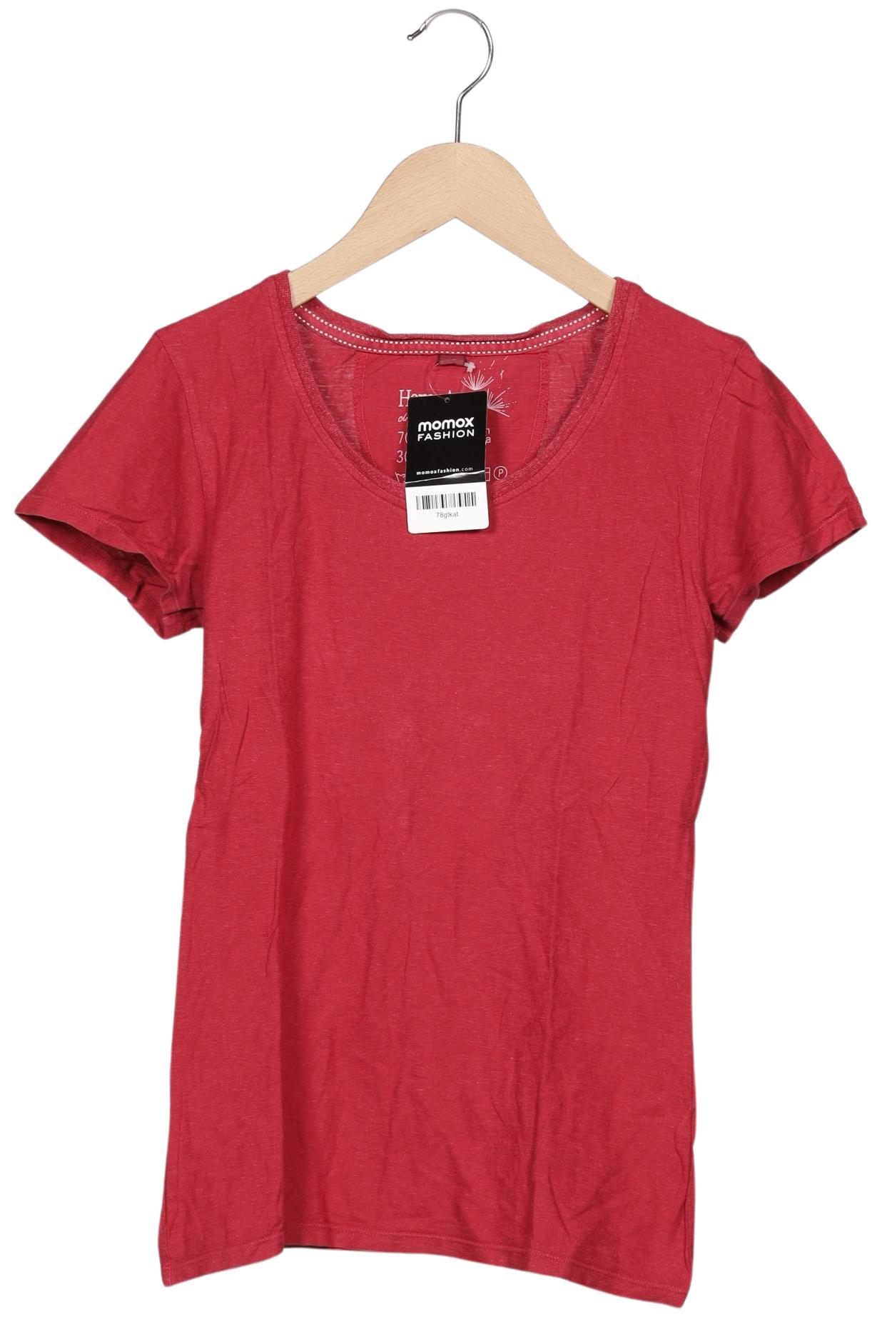 

HempAge Damen T-Shirt, rot, Gr. 34