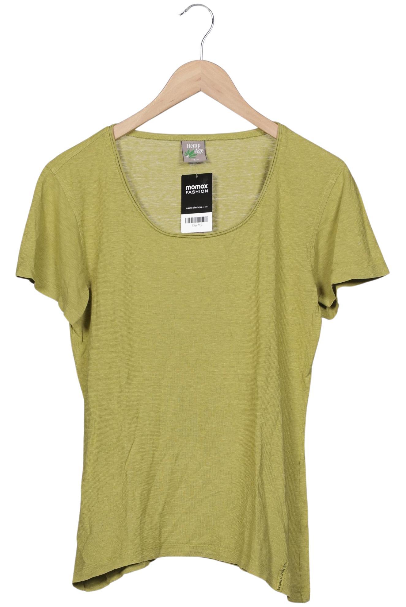 

HempAge Damen T-Shirt, grün, Gr. 42