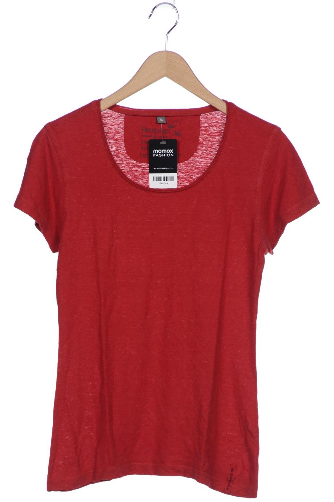 

HempAge Damen T-Shirt, rot, Gr. 38