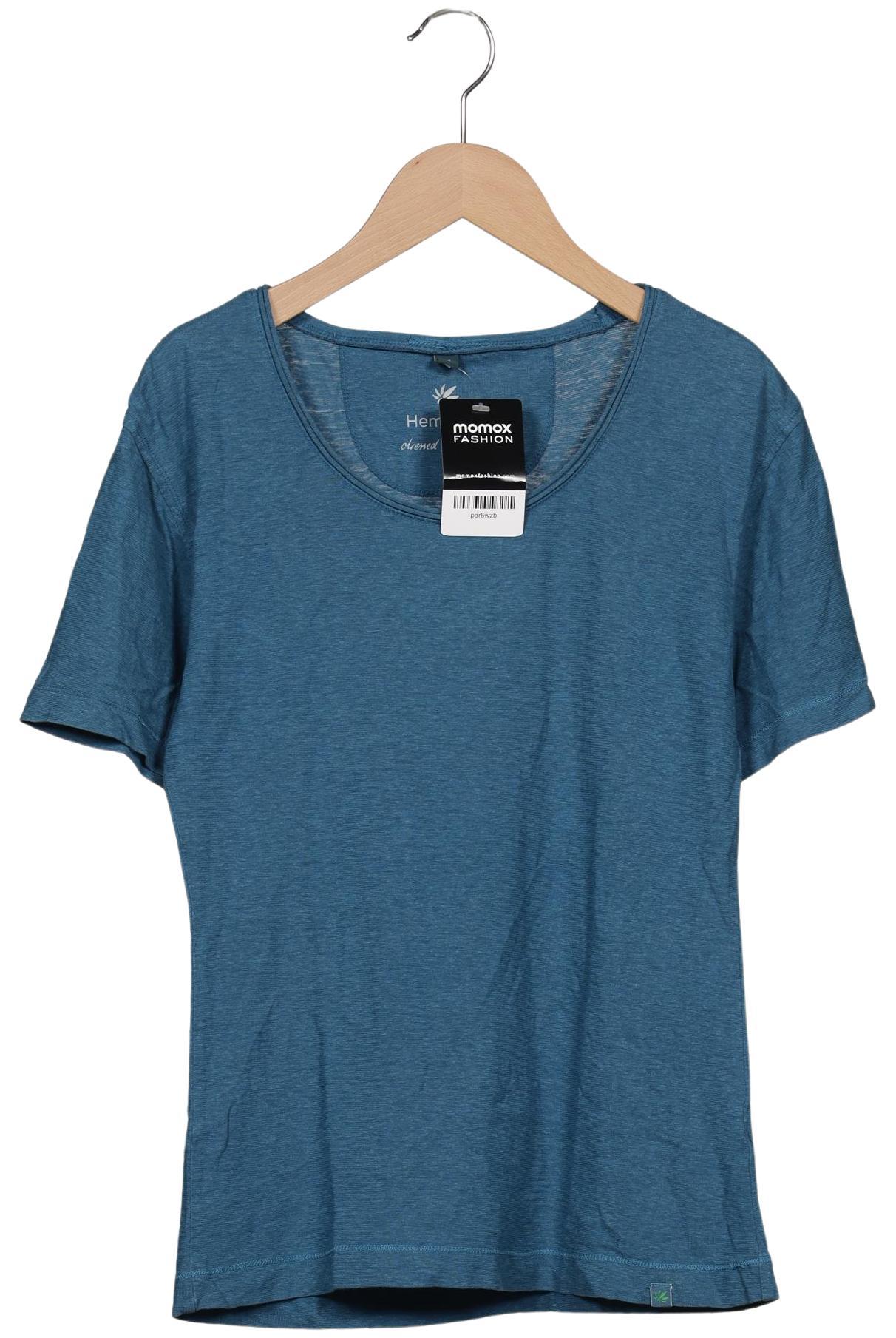 

HempAge Damen T-Shirt, blau, Gr. 38