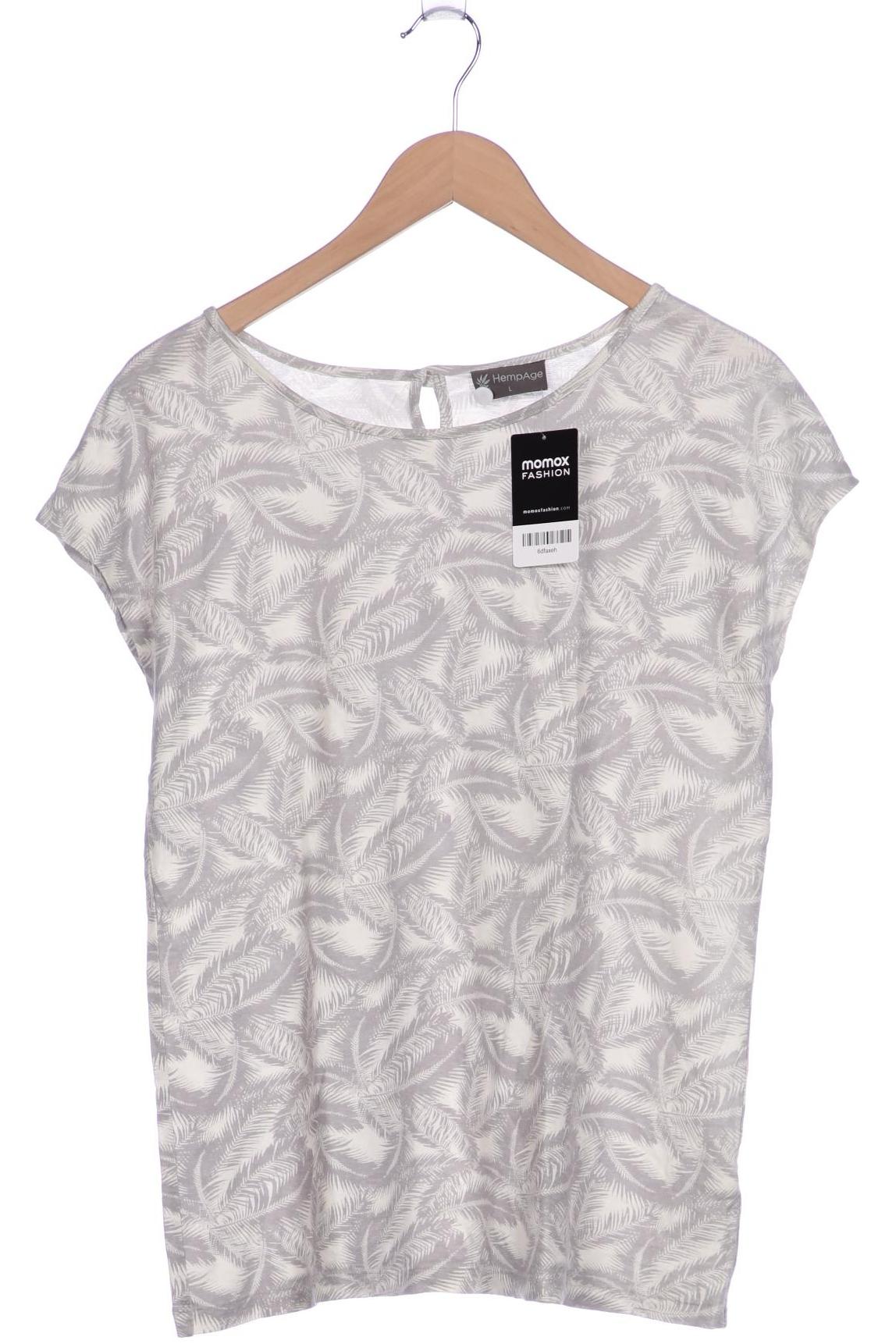 

HempAge Damen T-Shirt, grau, Gr. 42