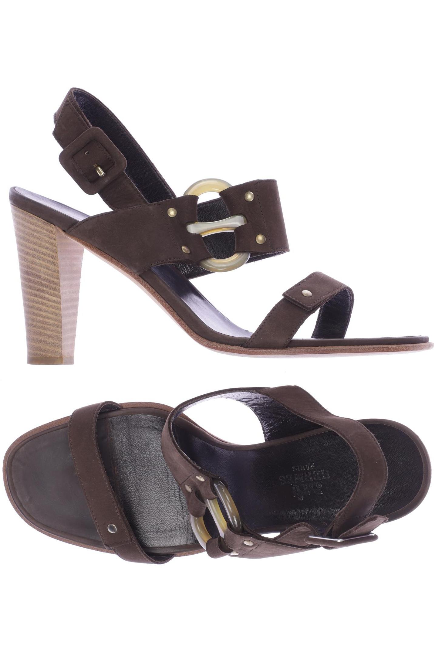 

Hermes Damen Sandale, braun, Gr. 38.5