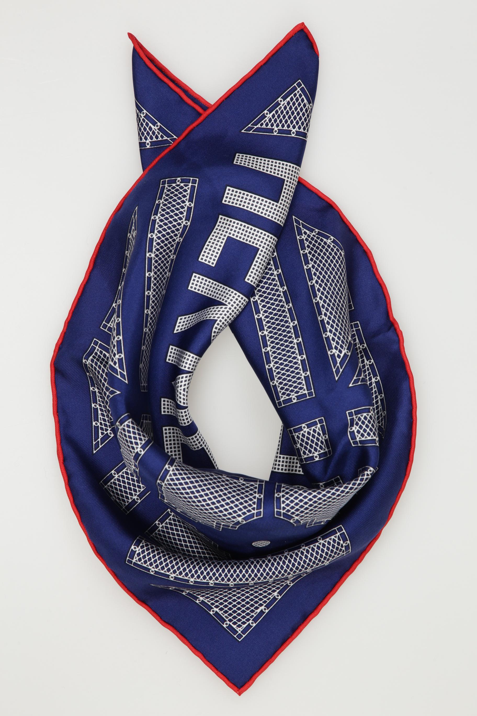 

Hermes Damen Schal, marineblau, Gr.