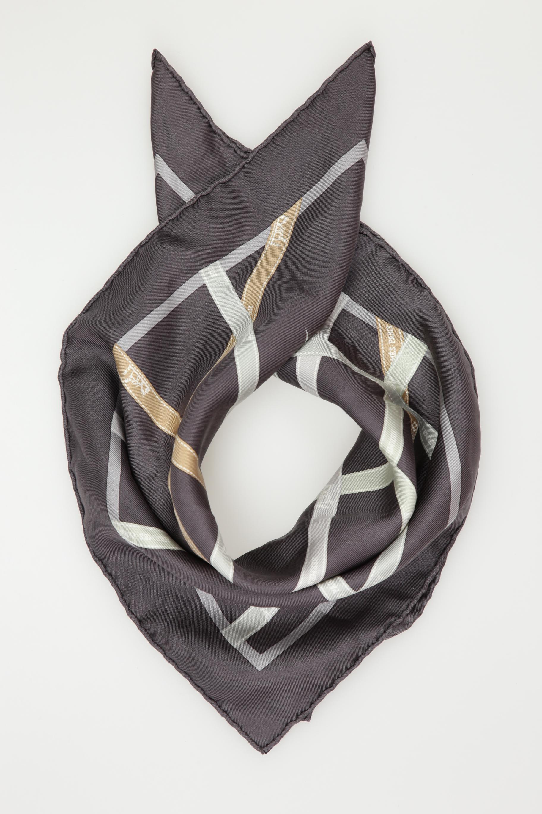 

Hermes Damen Schal, grau, Gr.