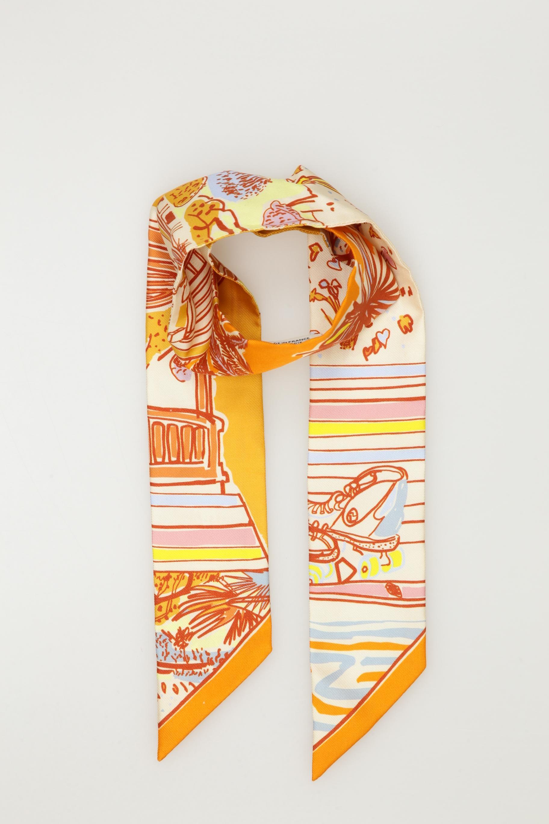 

Hermes Damen Schal, orange, Gr.