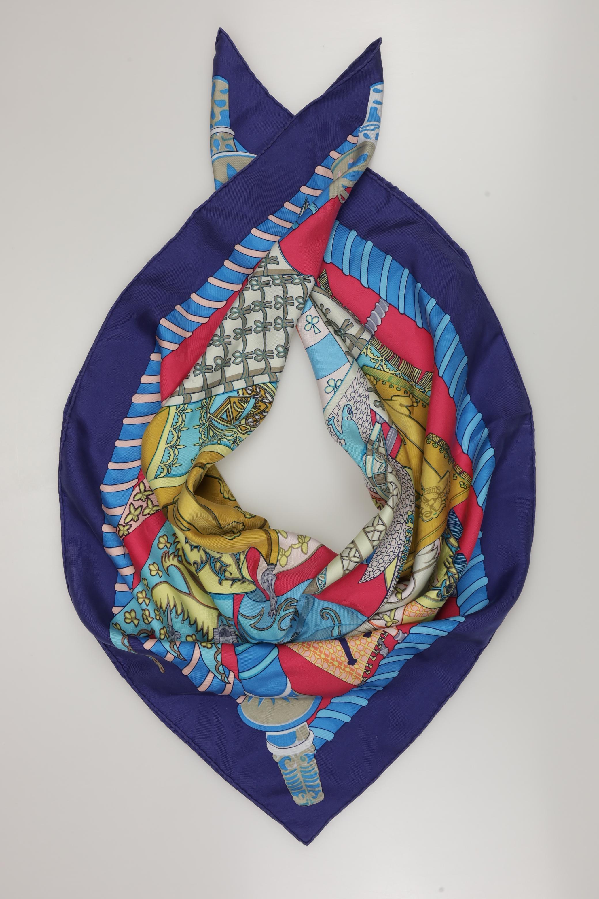 

Hermes Damen Schal, blau, Gr.