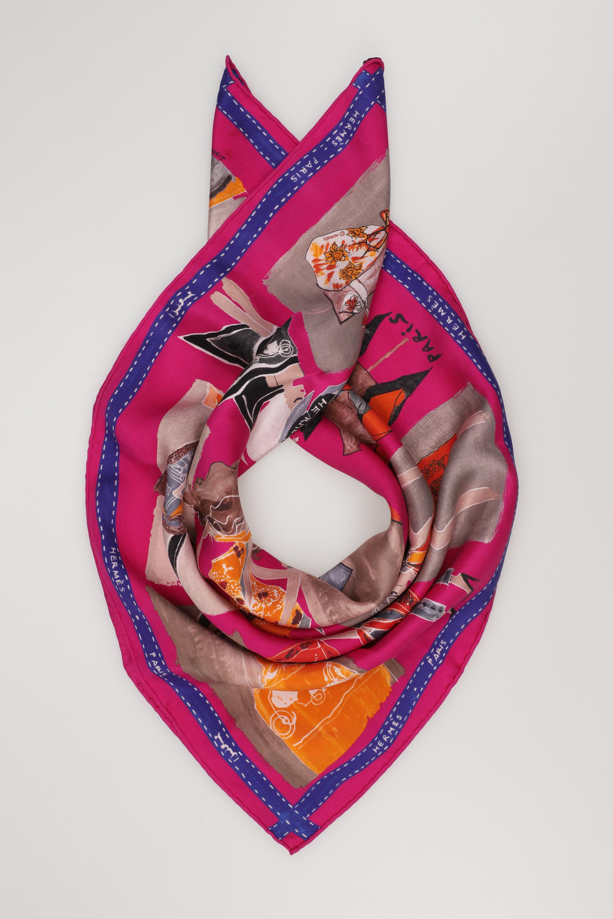 

Hermes Damen Schal, mehrfarbig, Gr.