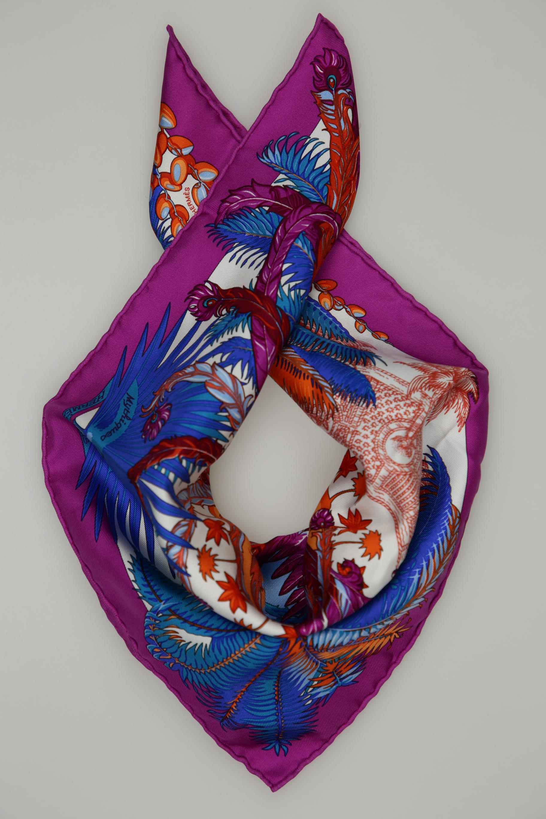 

Hermes Damen Schal, mehrfarbig, Gr.