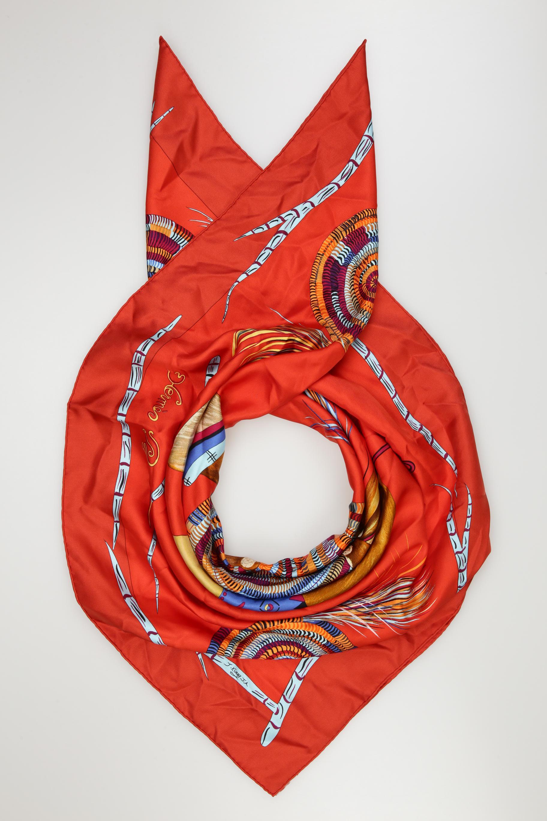 

Hermes Damen Schal, rot, Gr.