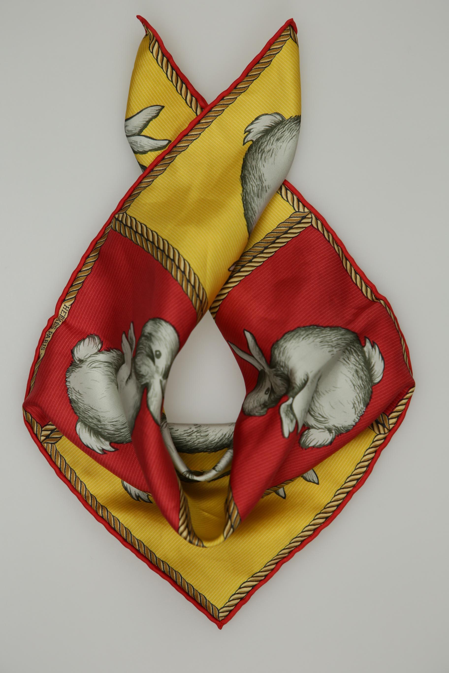

Hermes Damen Schal, gelb, Gr.