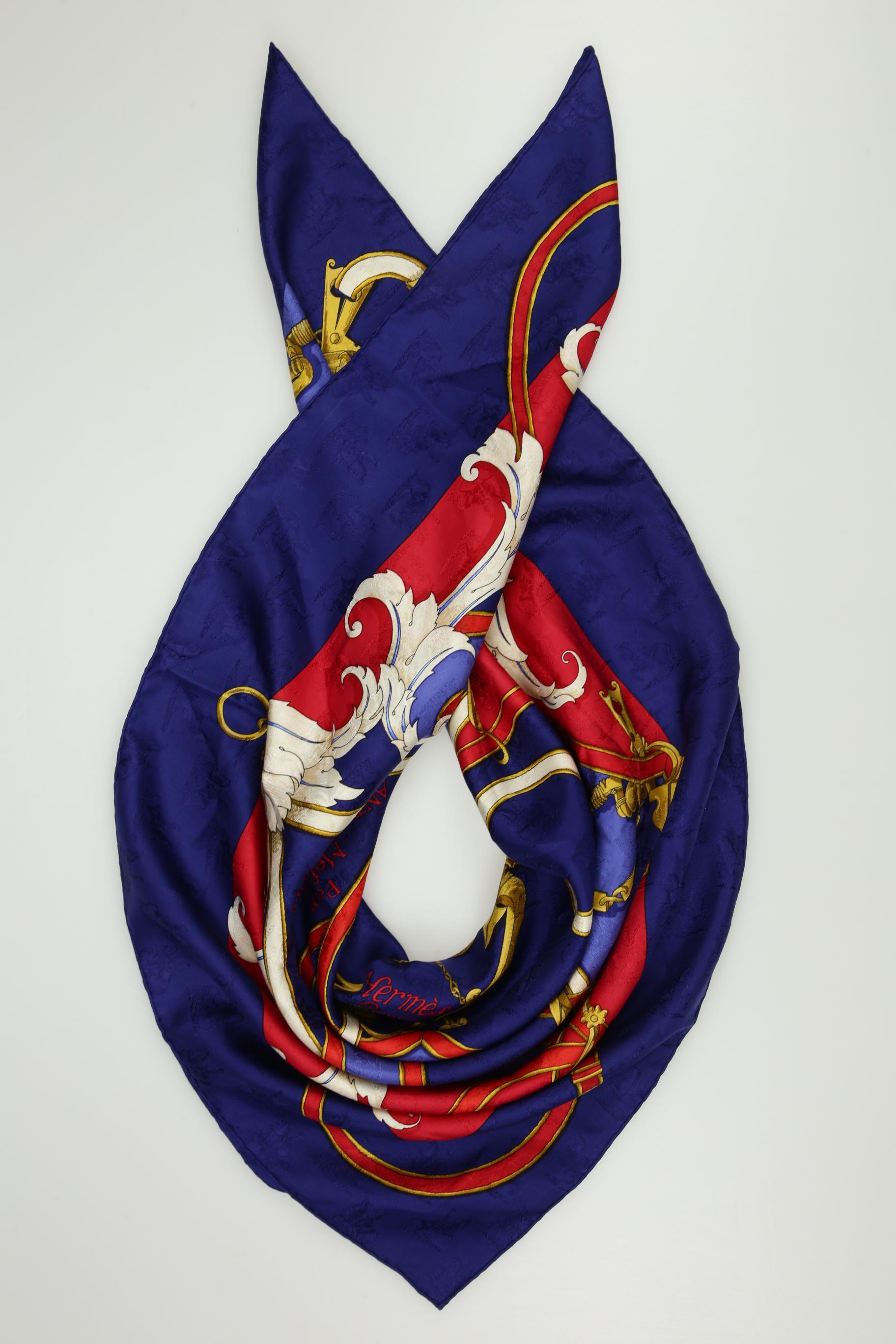 

Hermes Damen Schal, marineblau, Gr.