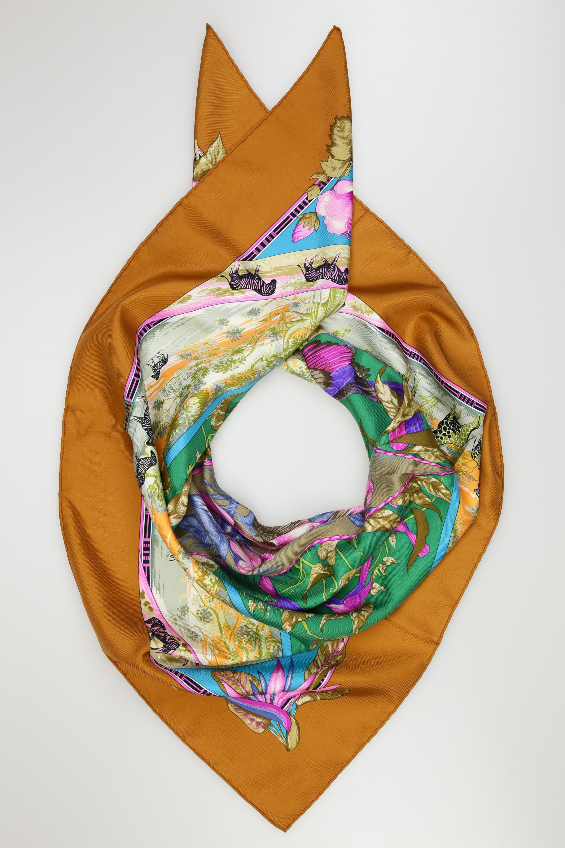 

Hermes Damen Schal, mehrfarbig, Gr.