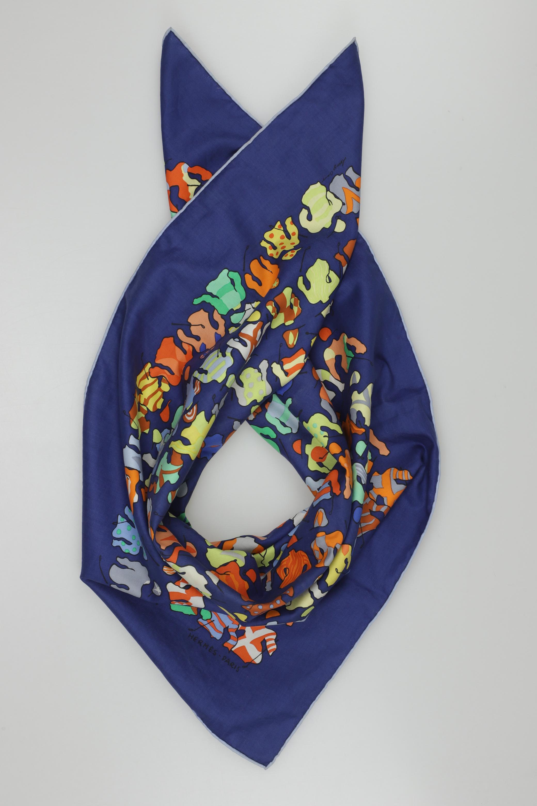 

Hermes Damen Schal, marineblau, Gr.