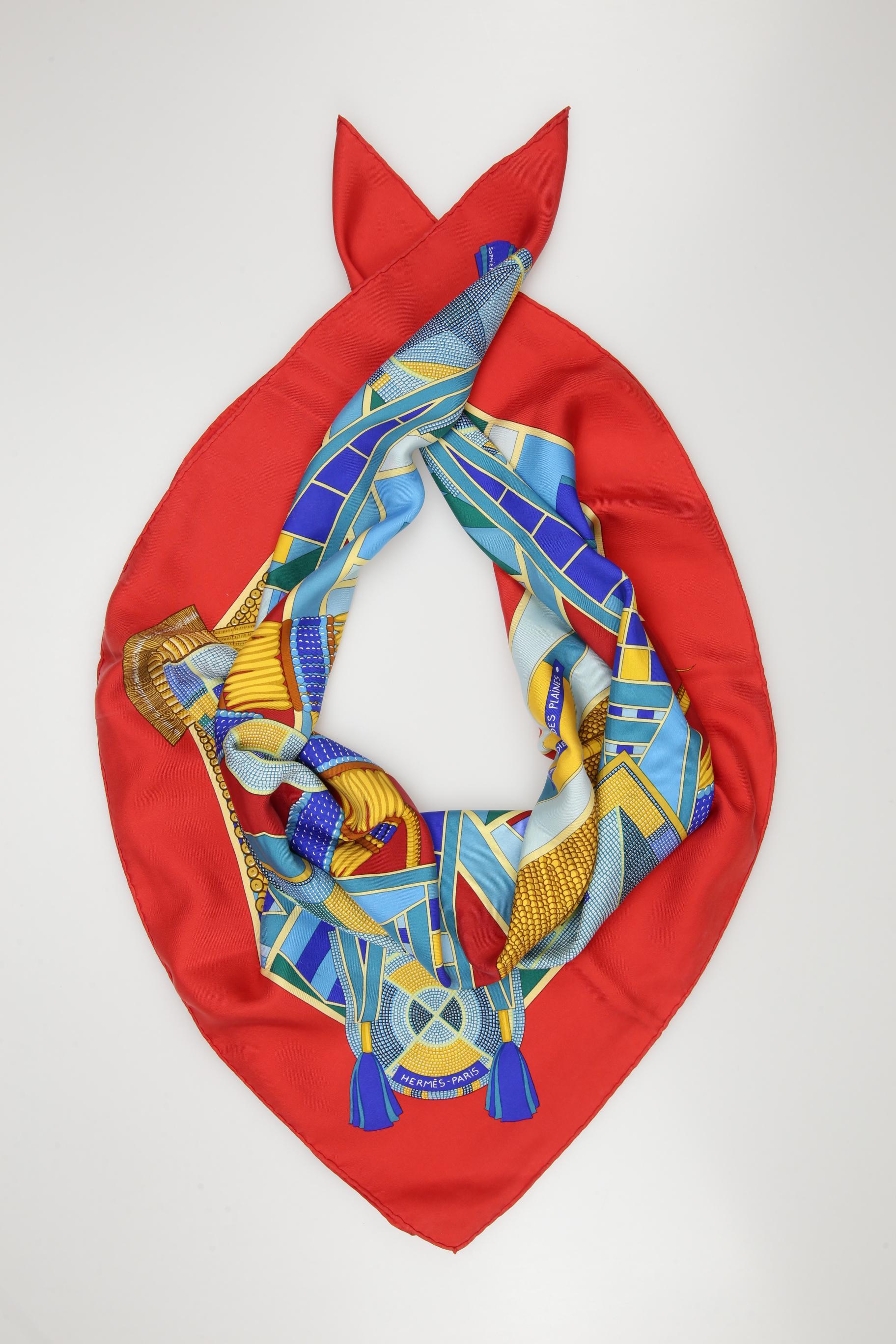 

Hermes Damen Schal, mehrfarbig, Gr.