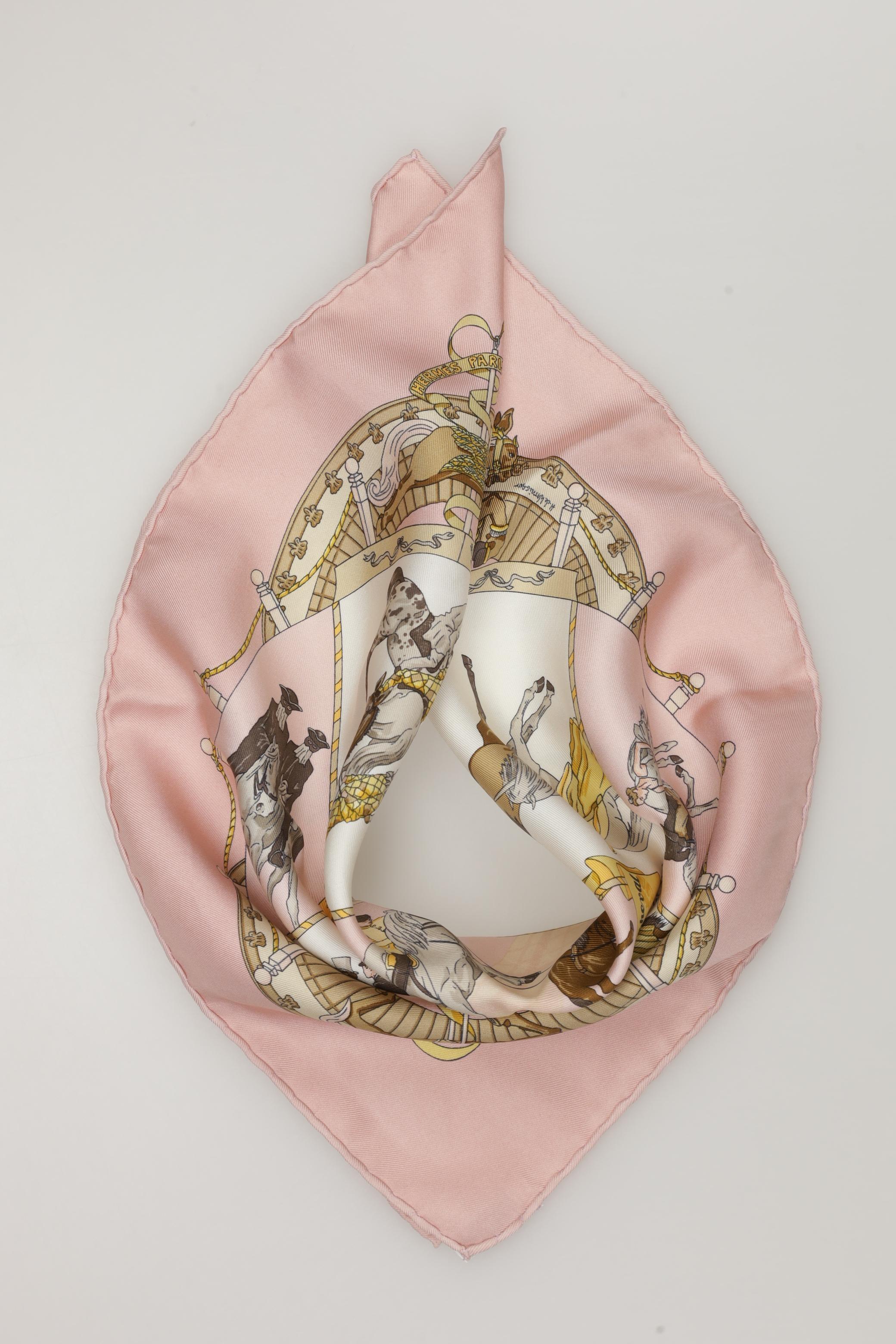 

Hermes Damen Schal, pink, Gr.