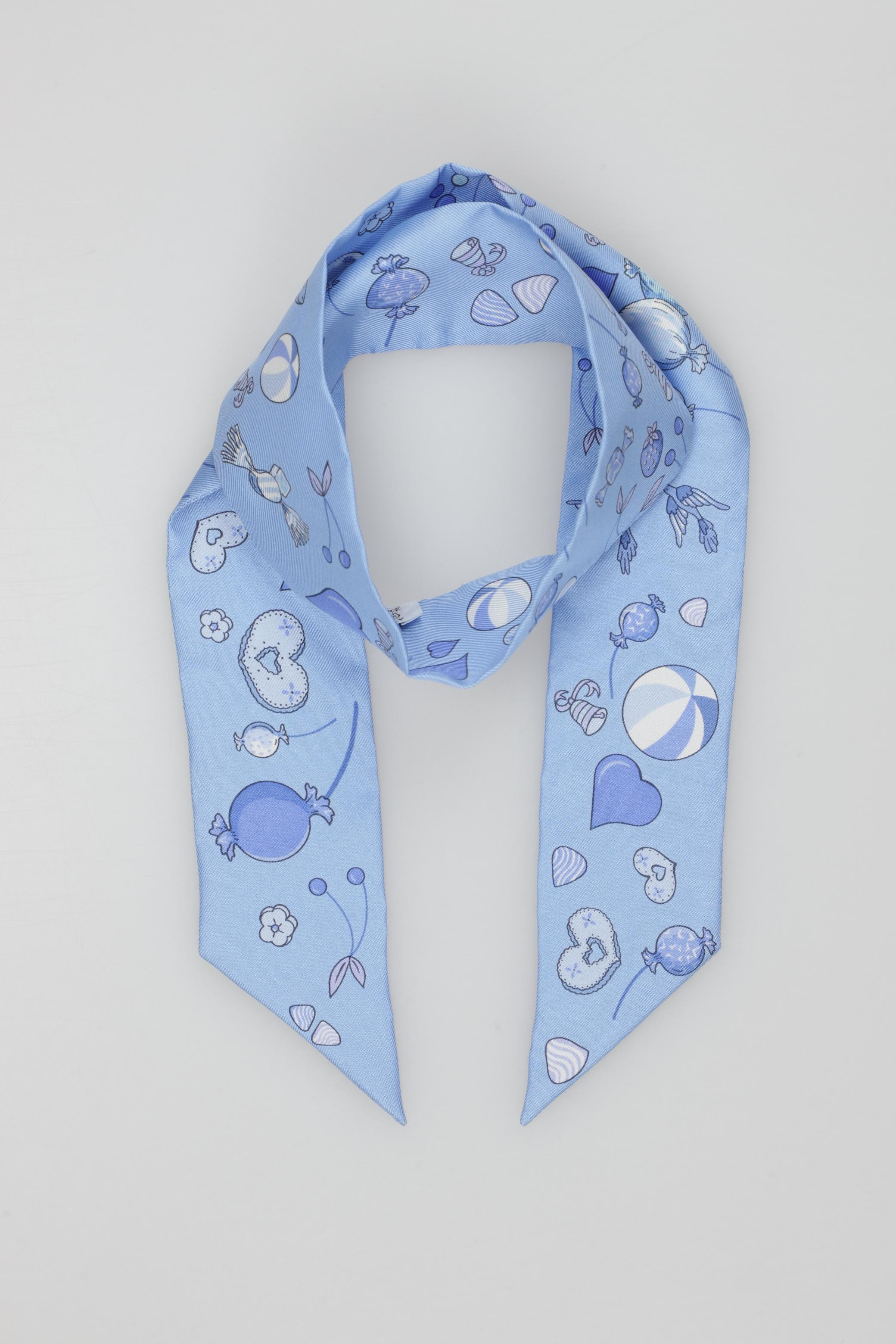 

Hermes Damen Schal, blau, Gr.