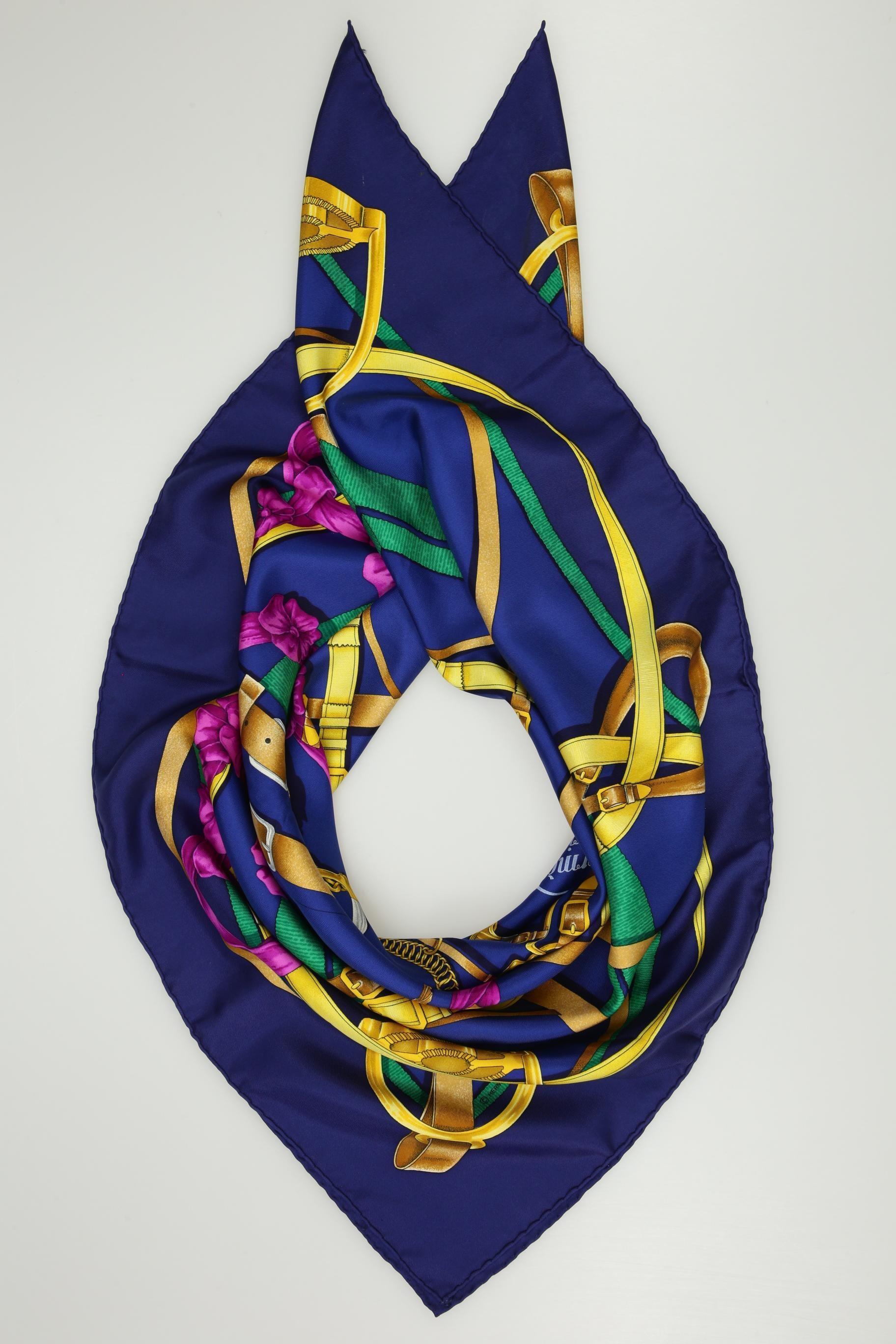 

Hermes Damen Schal, marineblau, Gr.