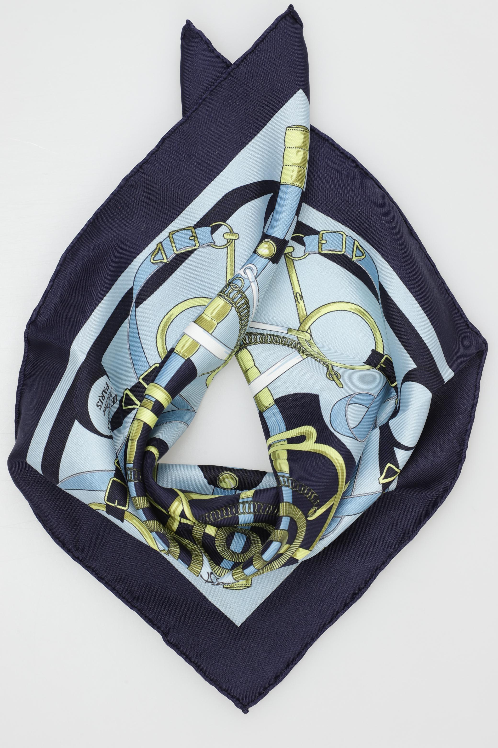 

Hermes Damen Schal, marineblau, Gr.