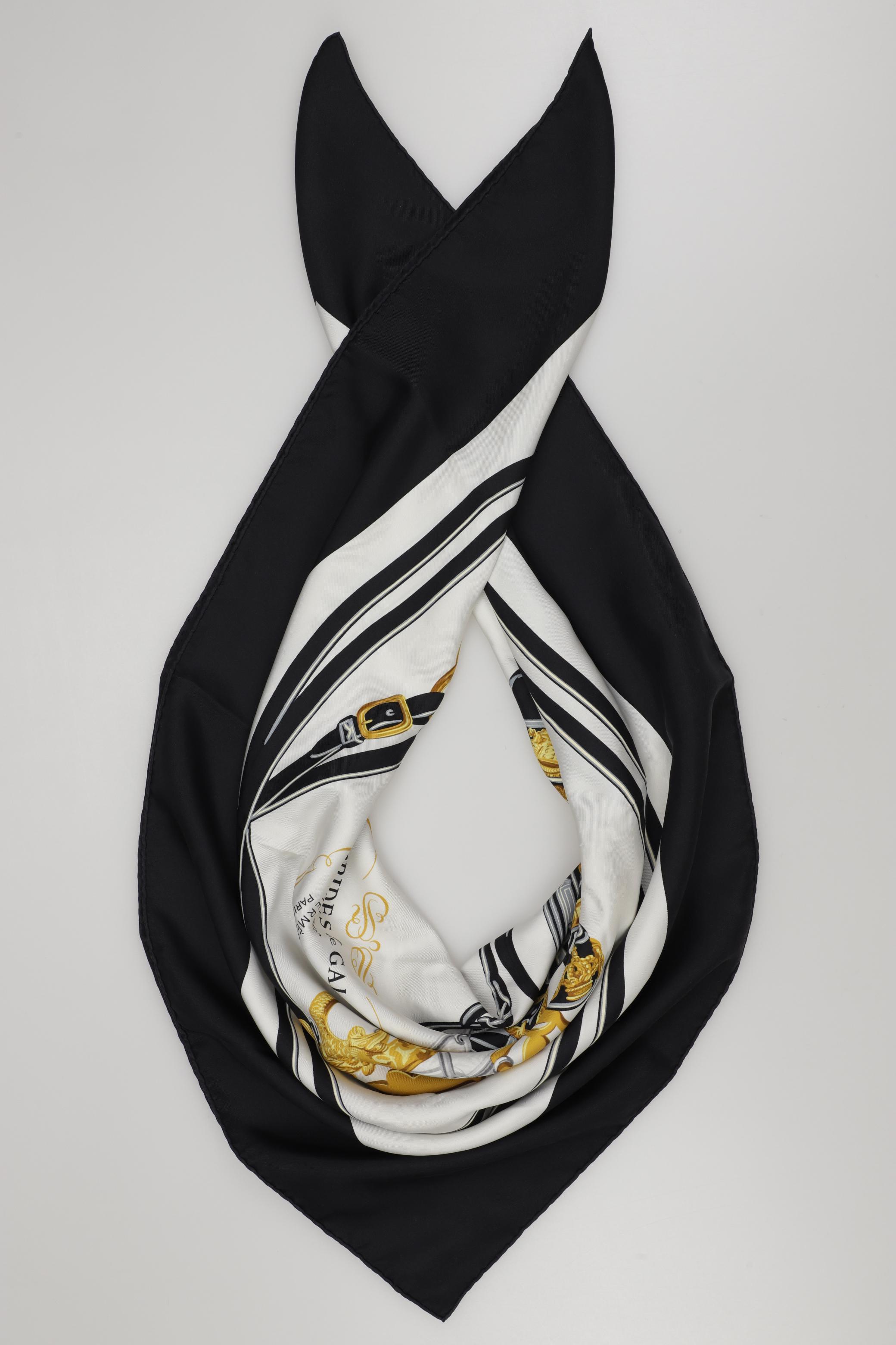 

Hermes Damen Schal, schwarz, Gr.