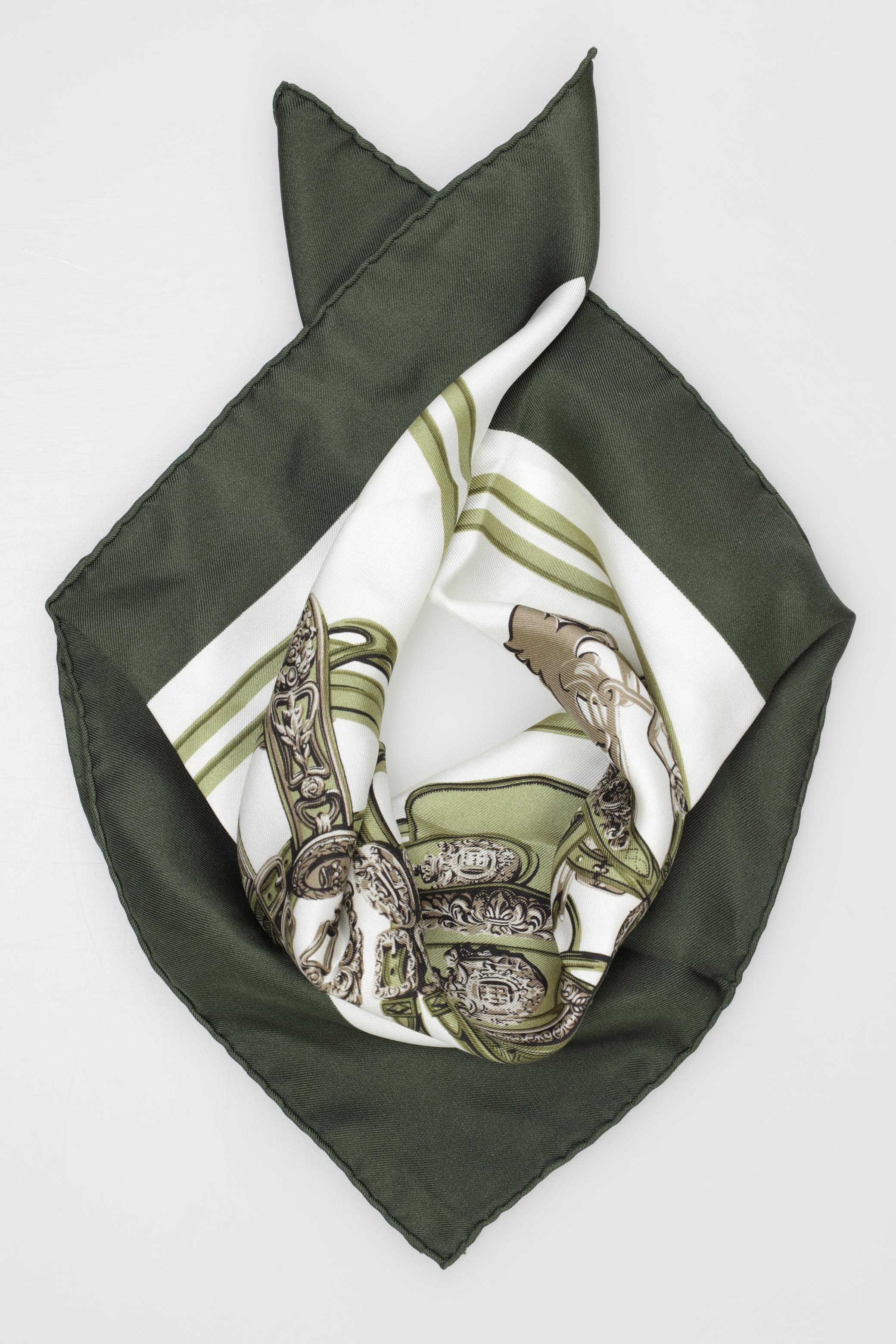 

Hermes Damen Schal, grün, Gr.