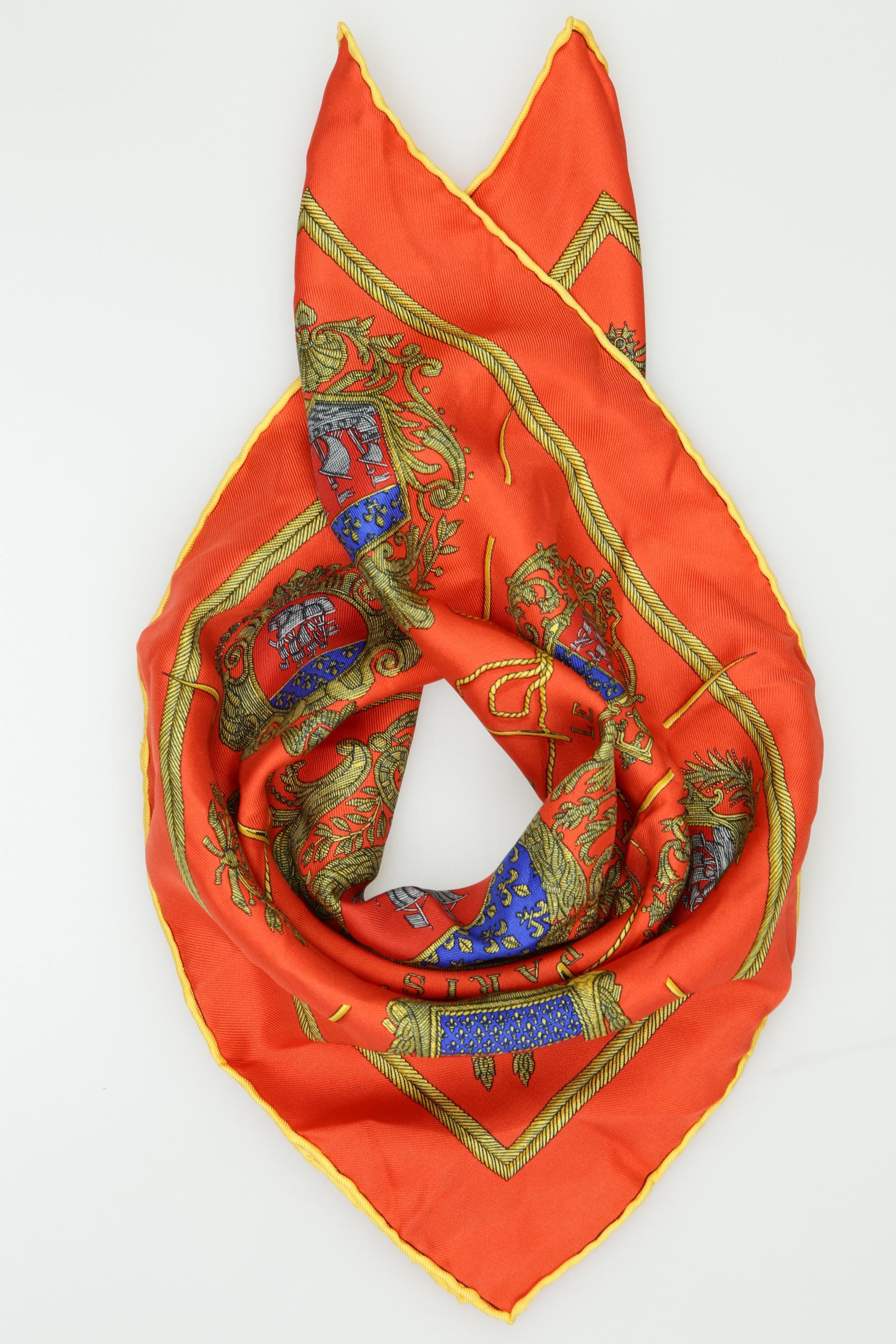 

Hermes Damen Schal, rot, Gr.