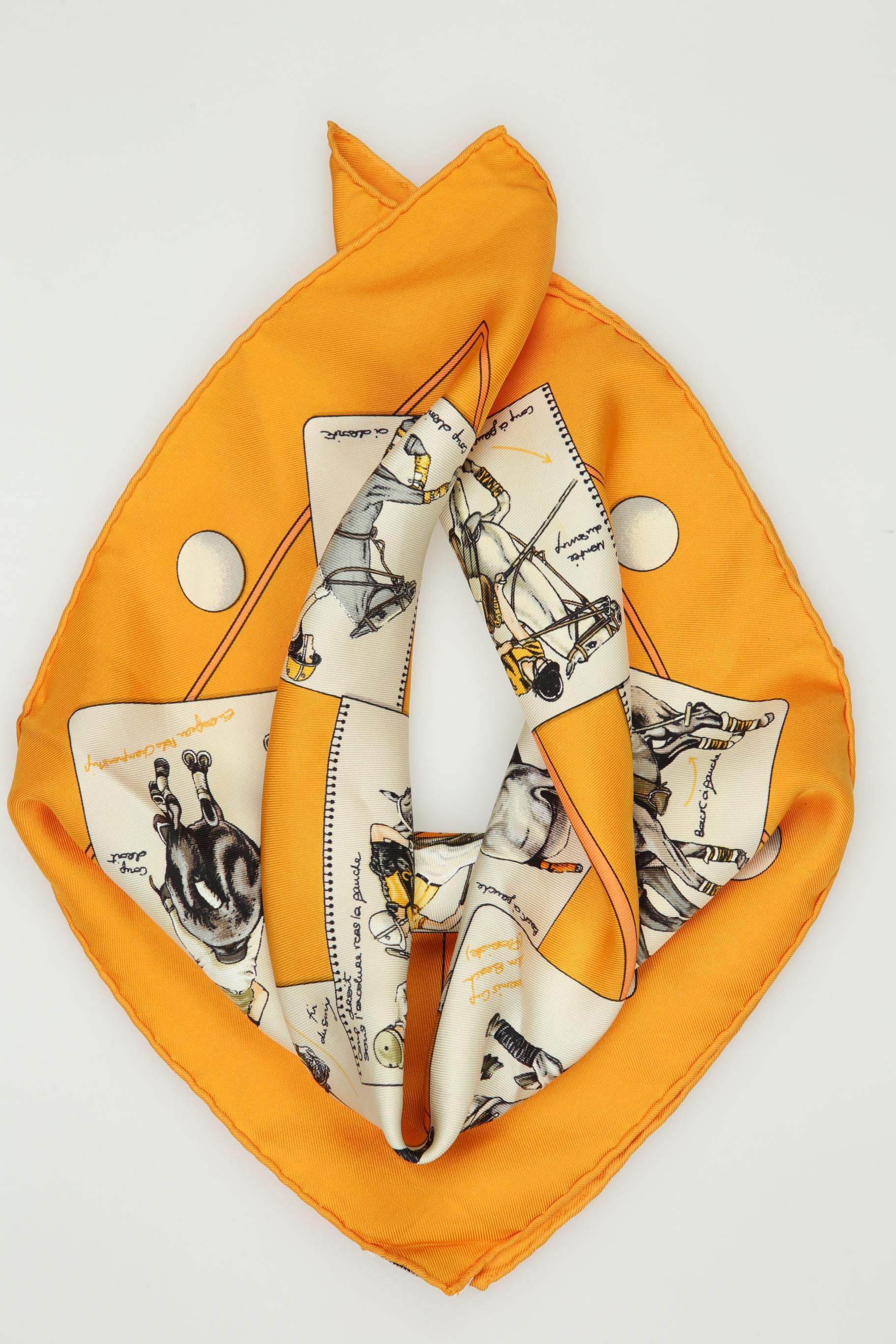 

Hermes Damen Schal, orange, Gr.
