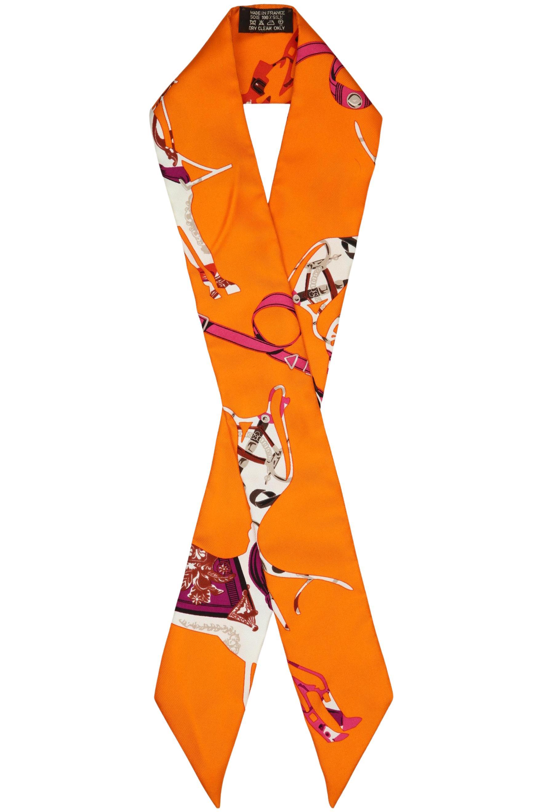 

Hermes Damen Schal, orange, Gr.