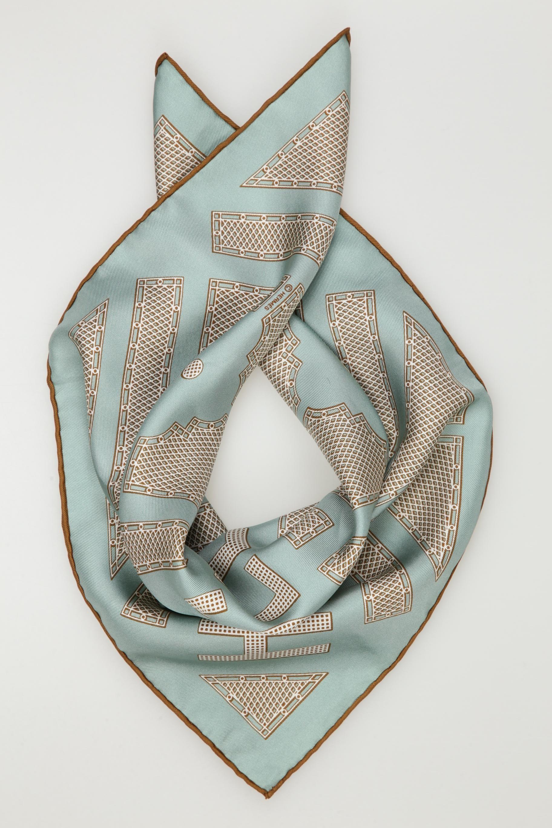 

Hermes Damen Schal, hellblau, Gr.