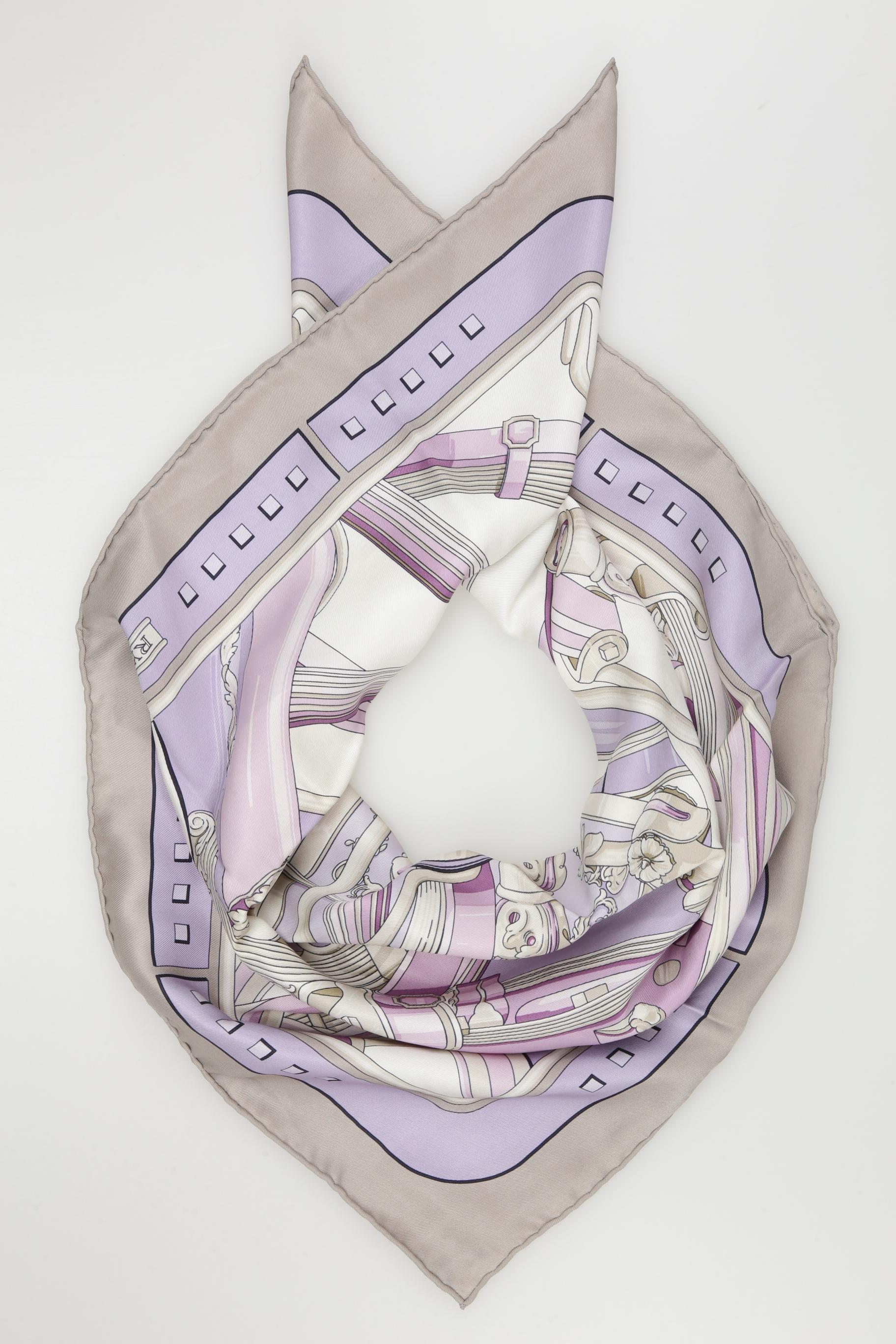 

Hermes Damen Schal, flieder, Gr.