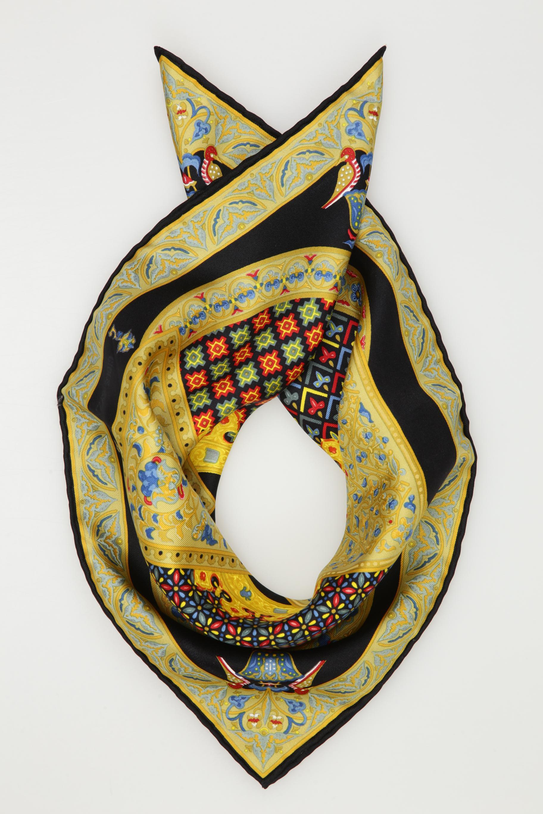 

Hermes Damen Schal, gelb, Gr.