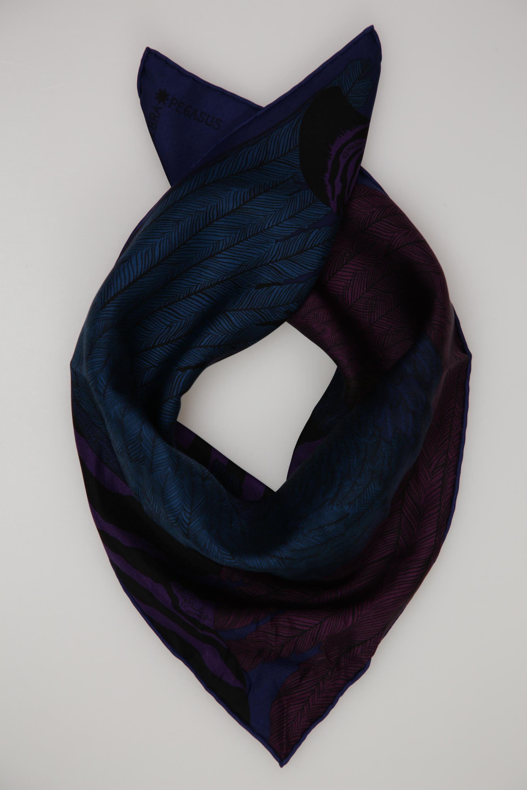 

Hermes Damen Schal, marineblau, Gr.