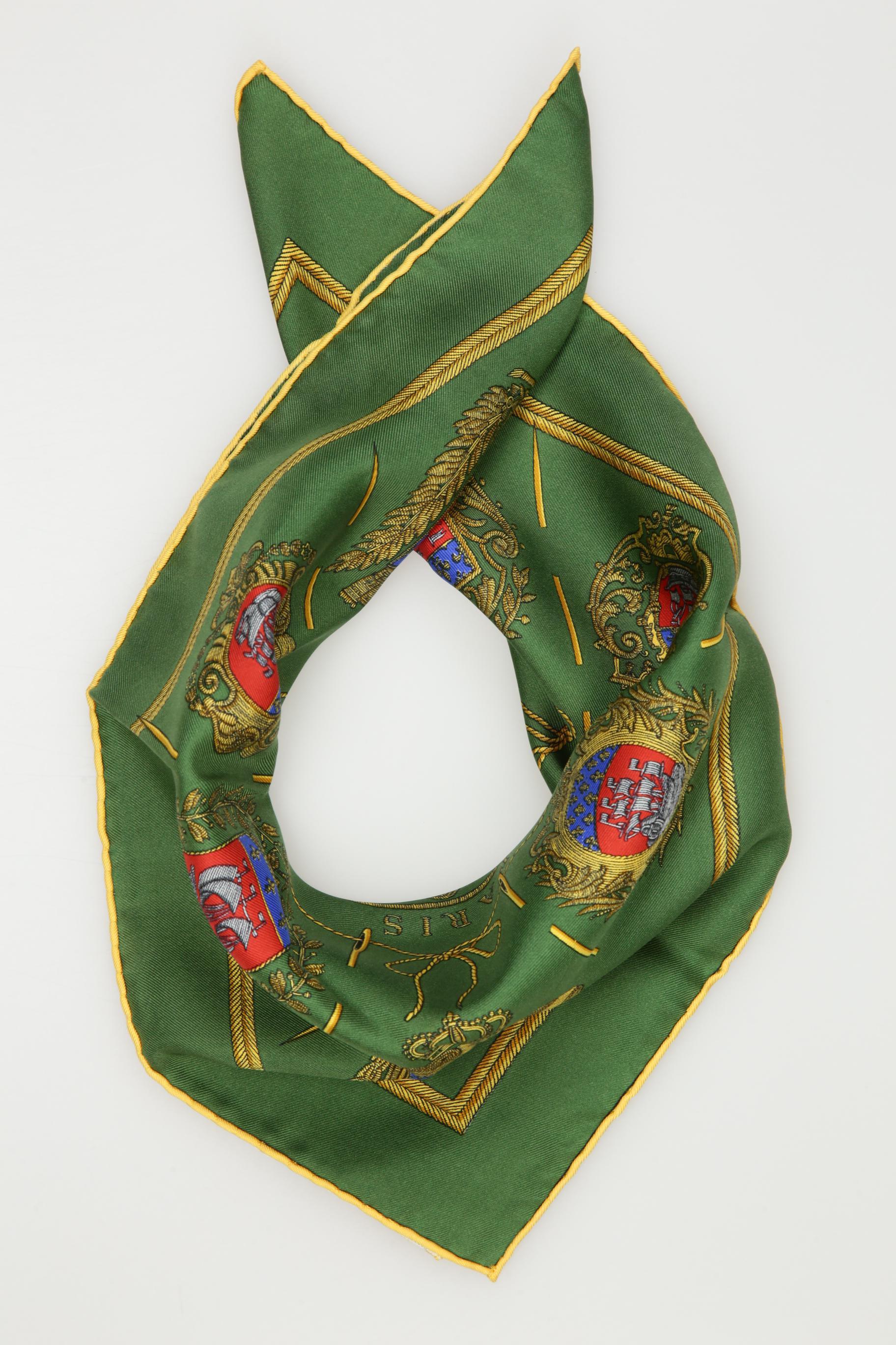 

Hermes Damen Schal, grün, Gr.
